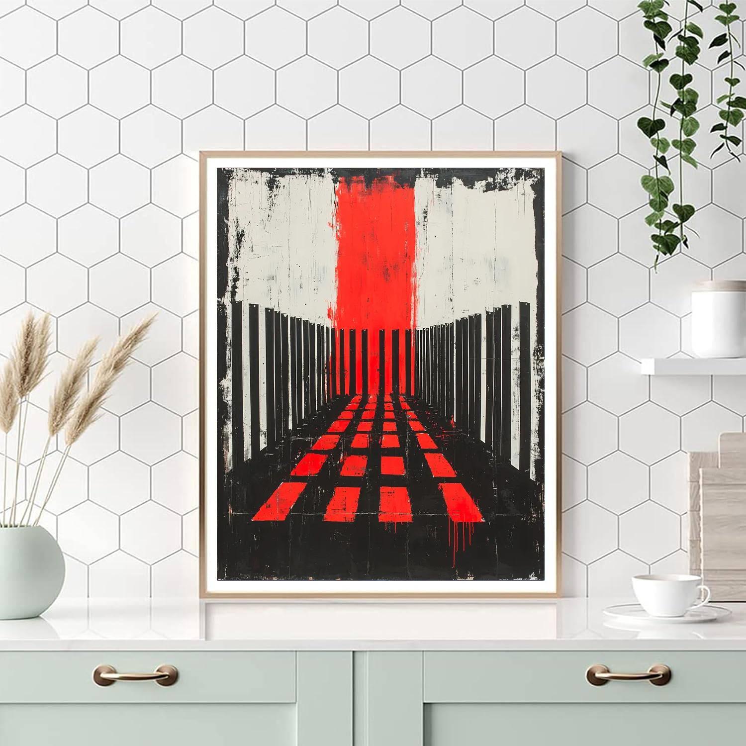 Banksy Inspired Freedom's Boundaries  Paint By Number