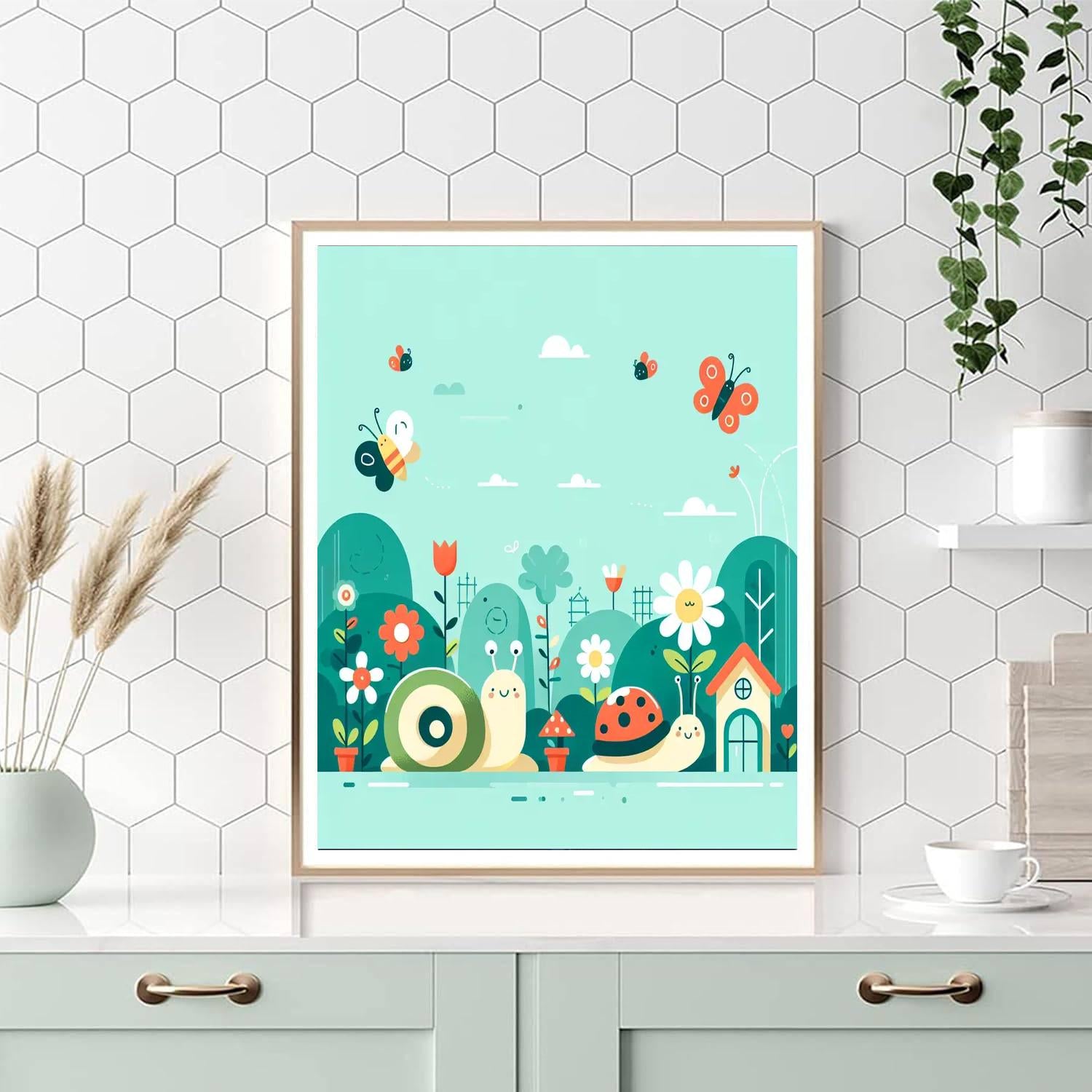 Garden Friends Delight DIY Paint By Numbers