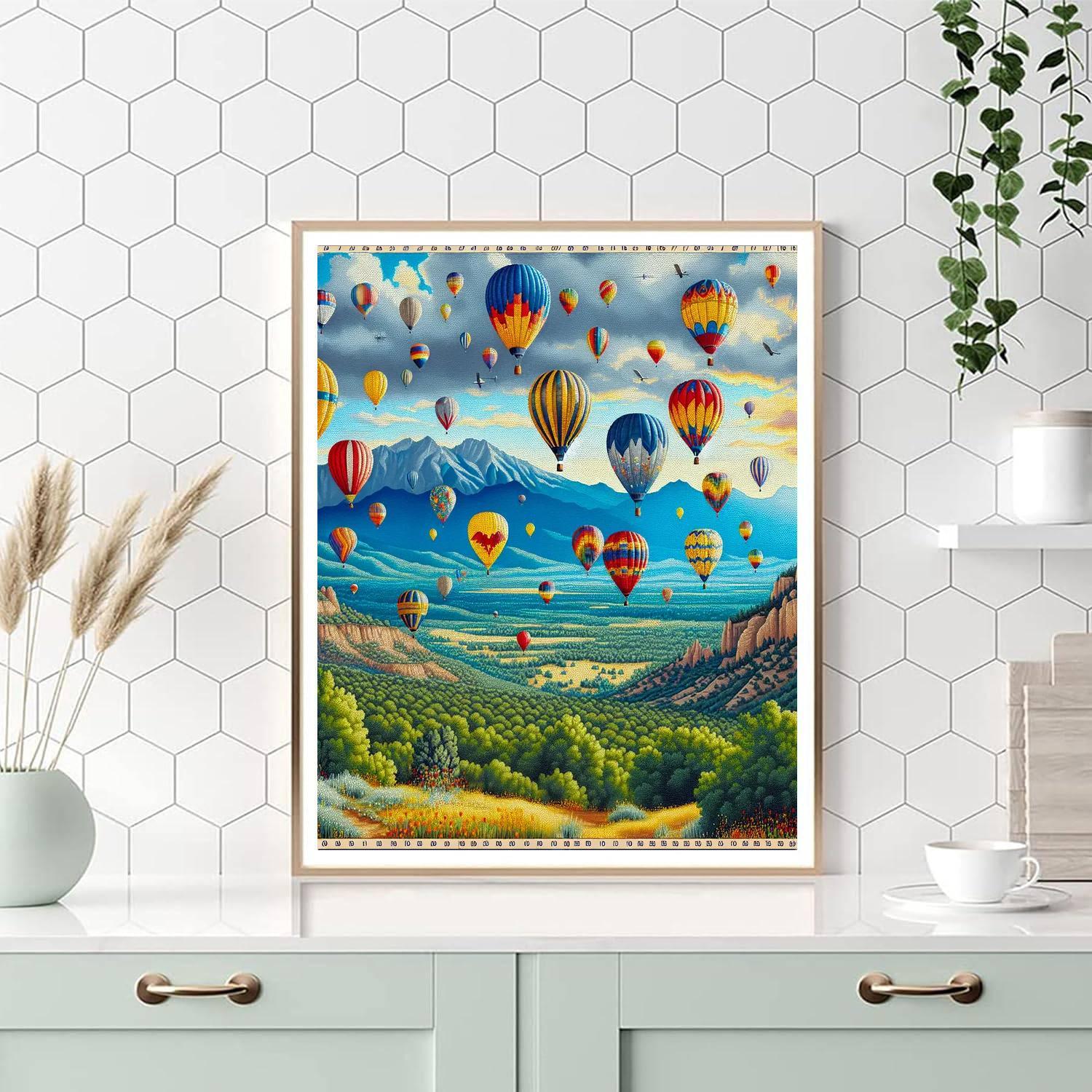 Albuquerque Balloon Fiesta - New Mexico, Usa Paint By Numbers