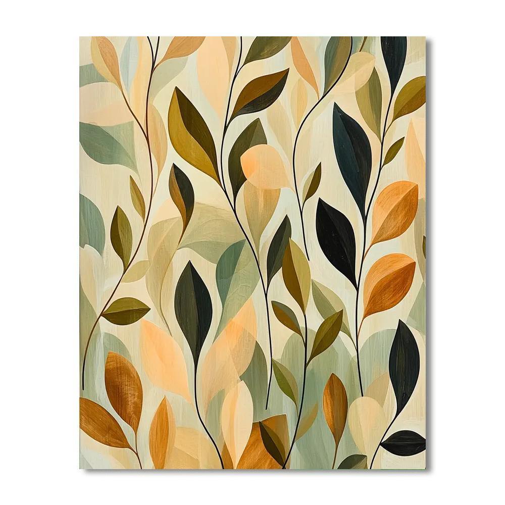 Leonardo Da Vinci Inspired Gentle Strokes Of Nature  DIY Paint By Numbers