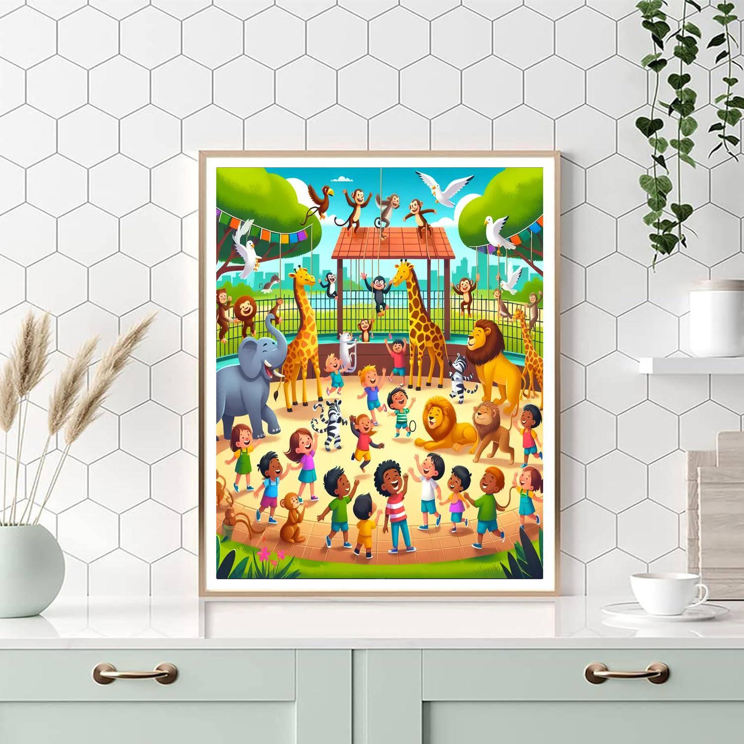 Joyful Zoo Adventure Paint By Number