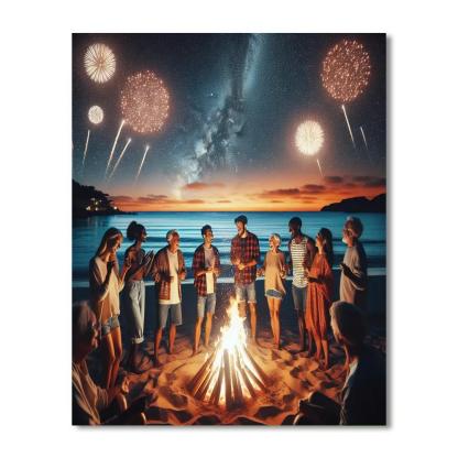 Sant Joan Festival - Spain Painting By Numbers Kit