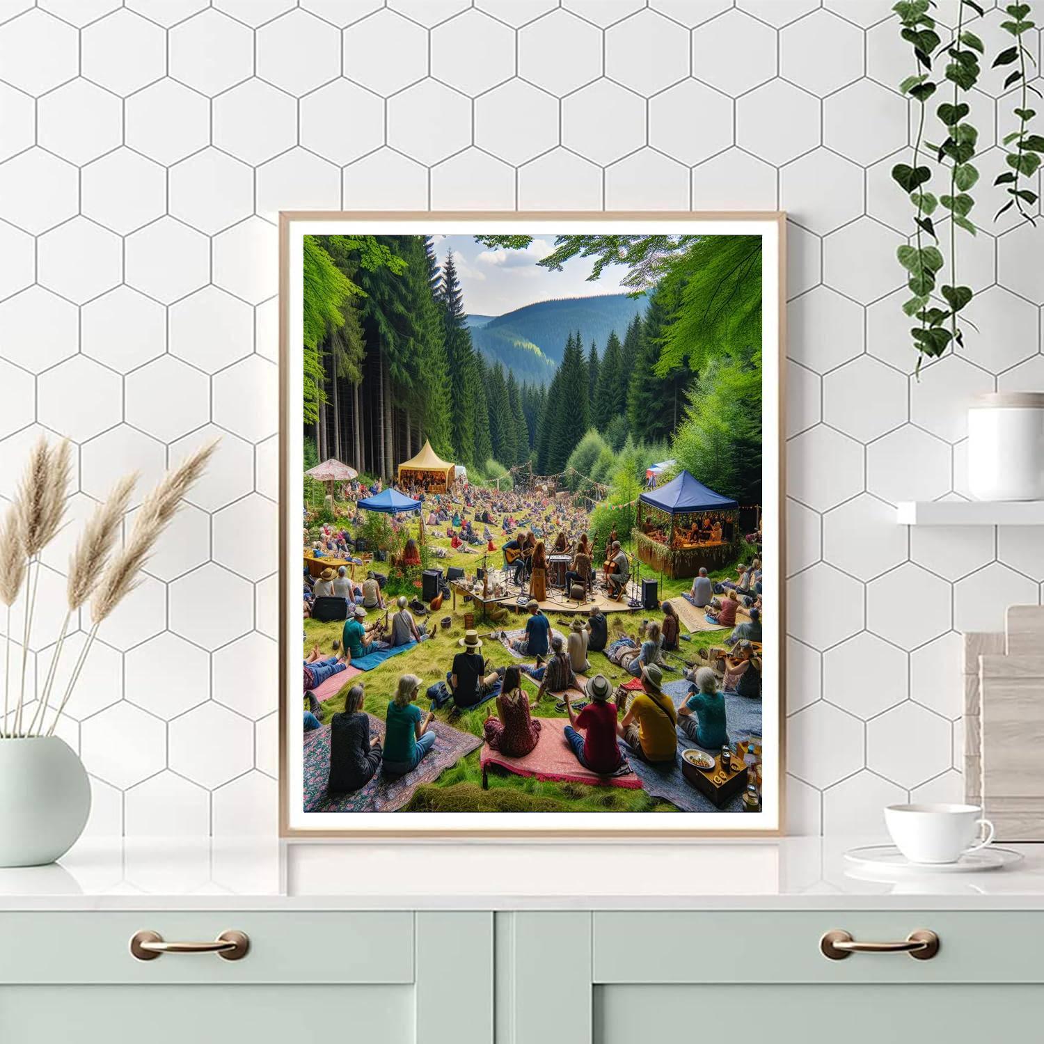 Waldsee Music Festival Painting Number Kit