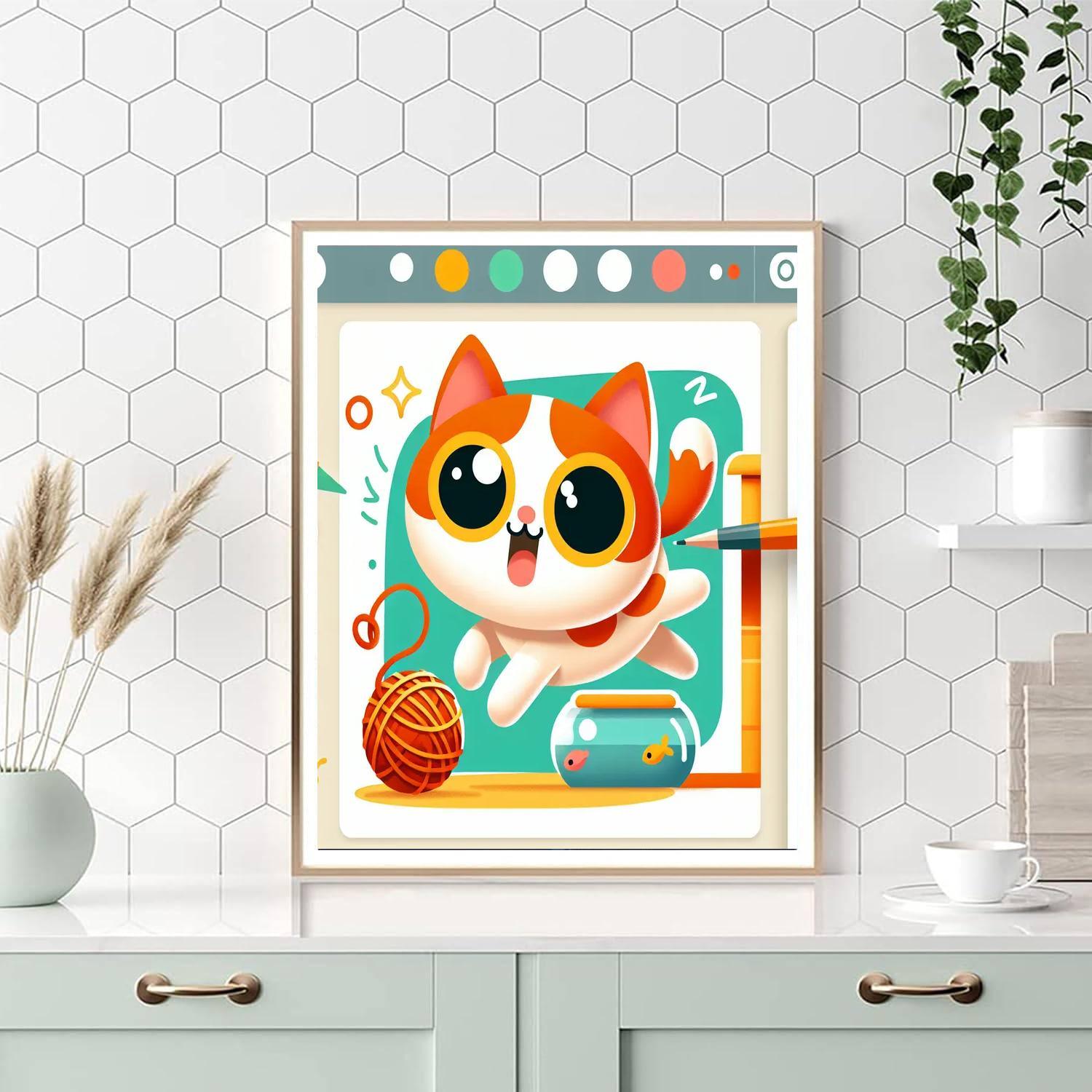 Funny Cat Paint By Number