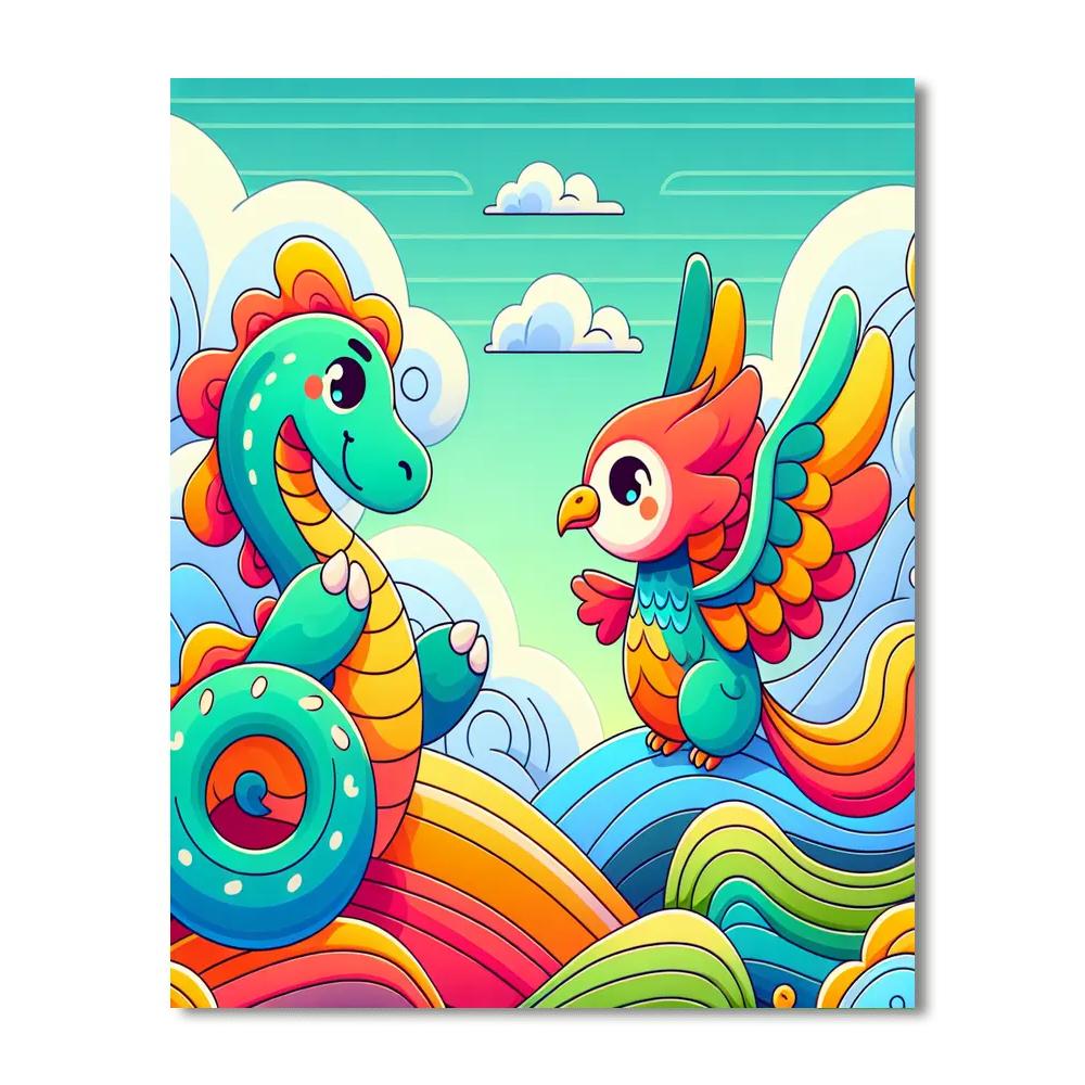 Enchanted Mythical Creatures Paint By Numbers