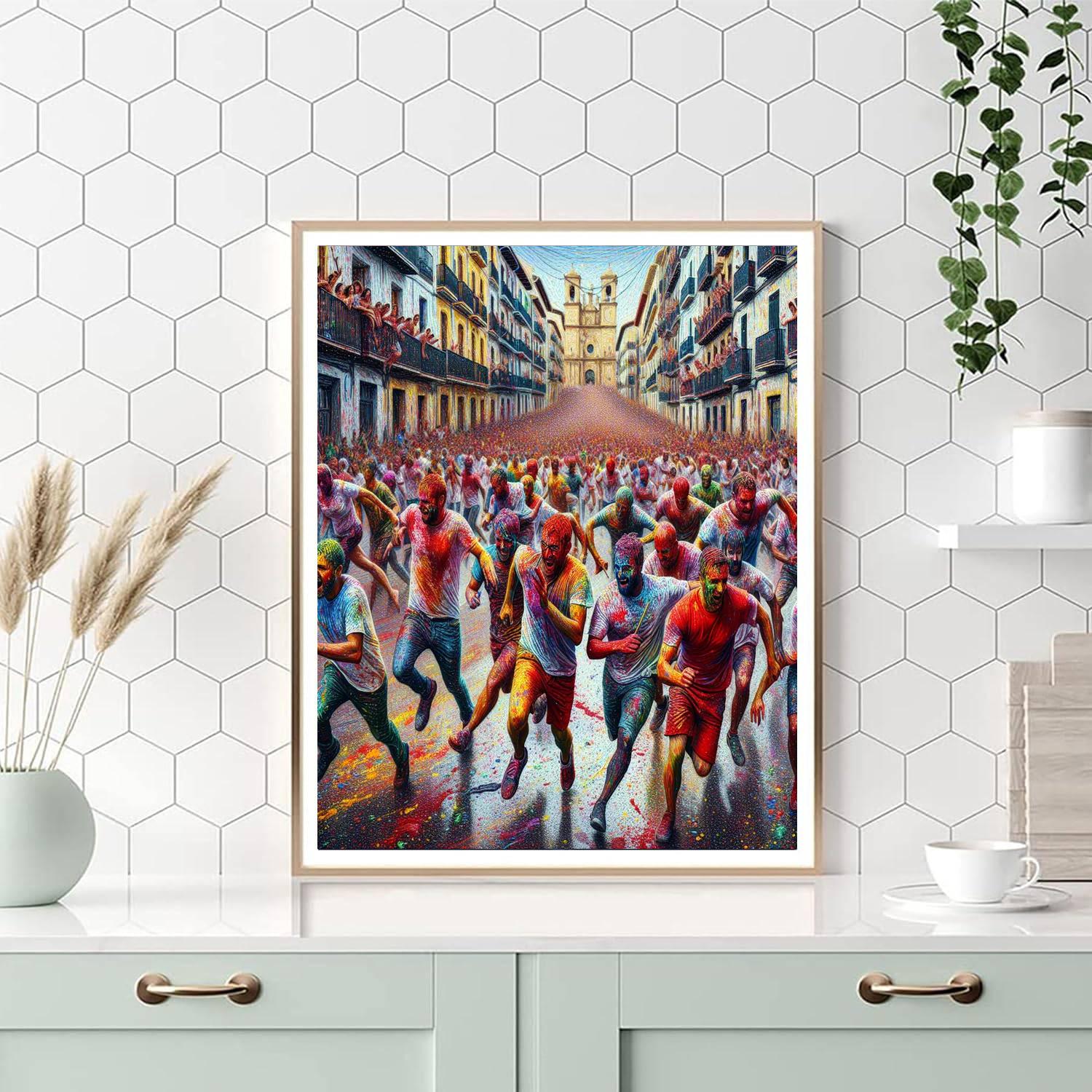 Cascamorras Festival - Guadix, Spain Painting Number Kit