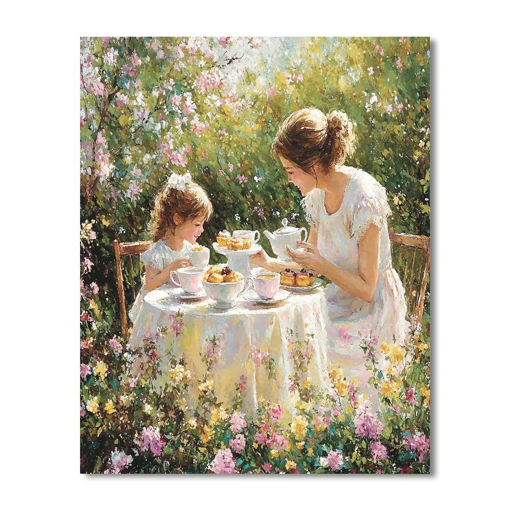 An Afternoon Tea DIY Paint By Numbers