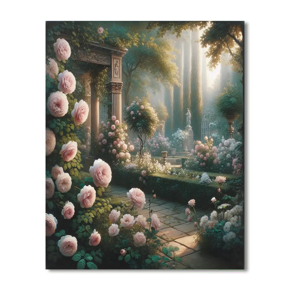 Victorian Garden Reverie Paint By Color