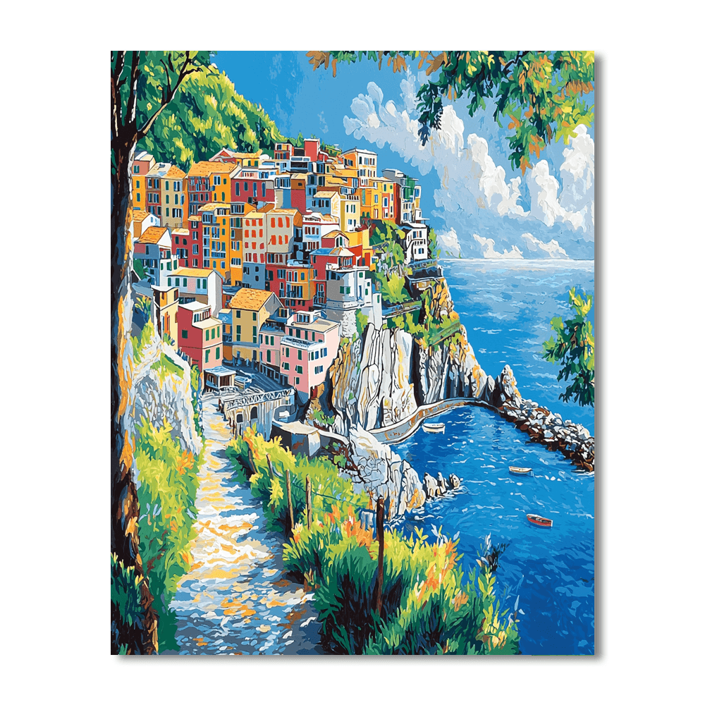 Cinque Terre National Park Numbered Painting Kits