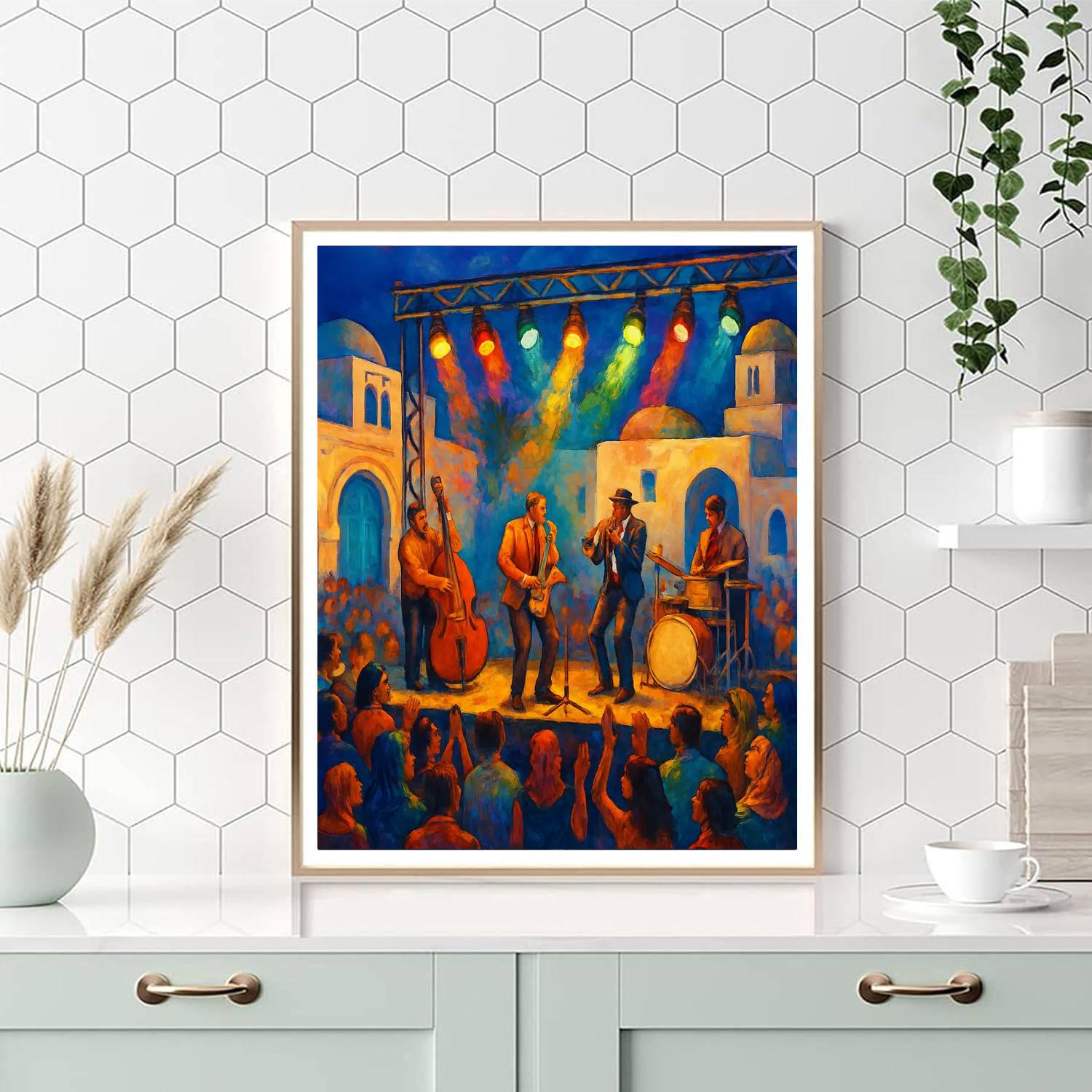 Tunis International Jazz Festival Paint By Numbers Art