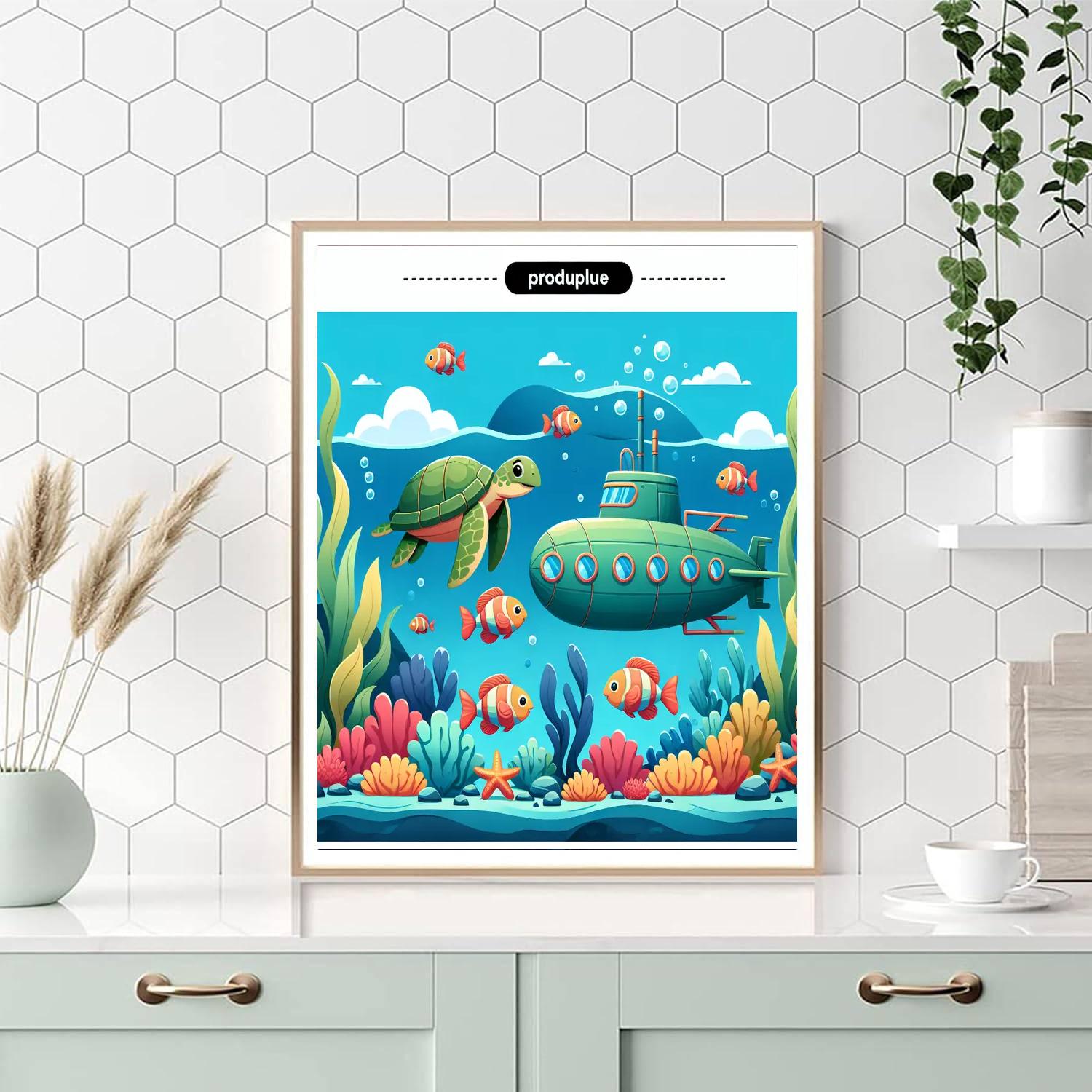 Undersea Adventure Voyage Painting Number Kit