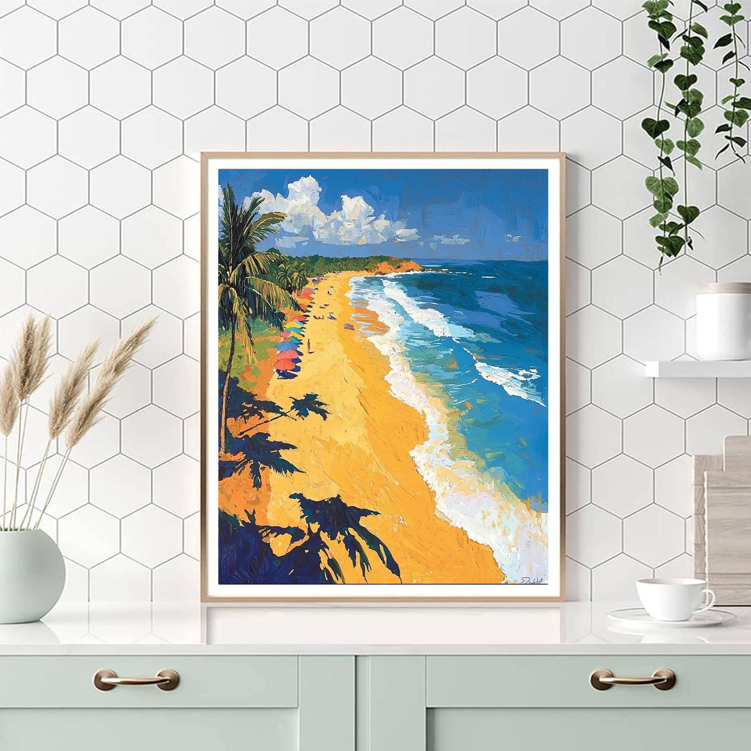 Guanacaste Beaches Number Painting