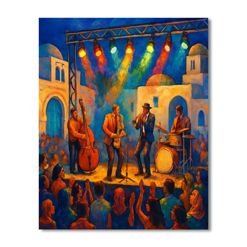 Tunis International Jazz Festival Paint By Numbers Art