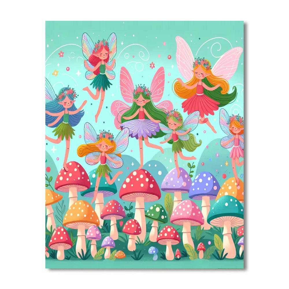Dreamy Fairy Enclave Painting Number Kit