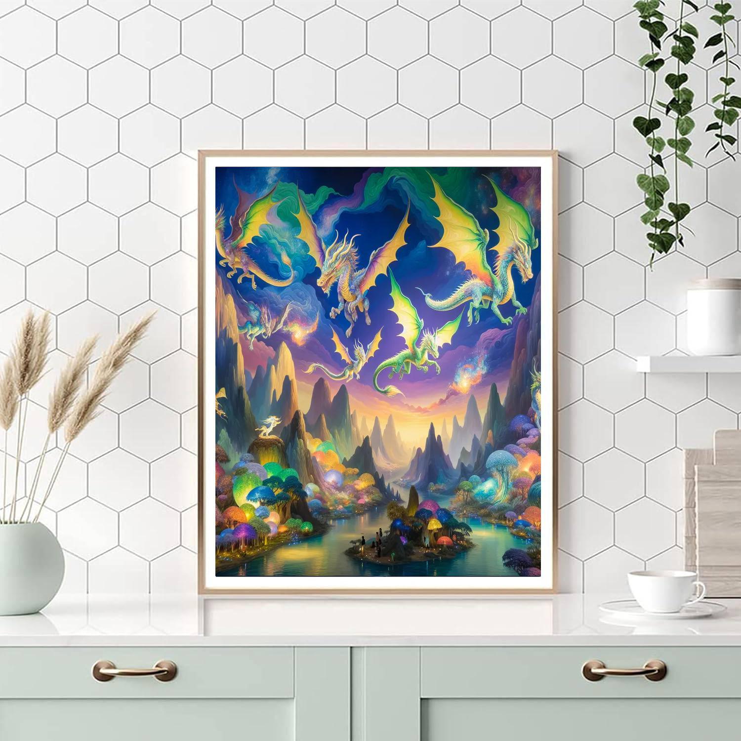 Enchanting Dragon Quest Paint By Color