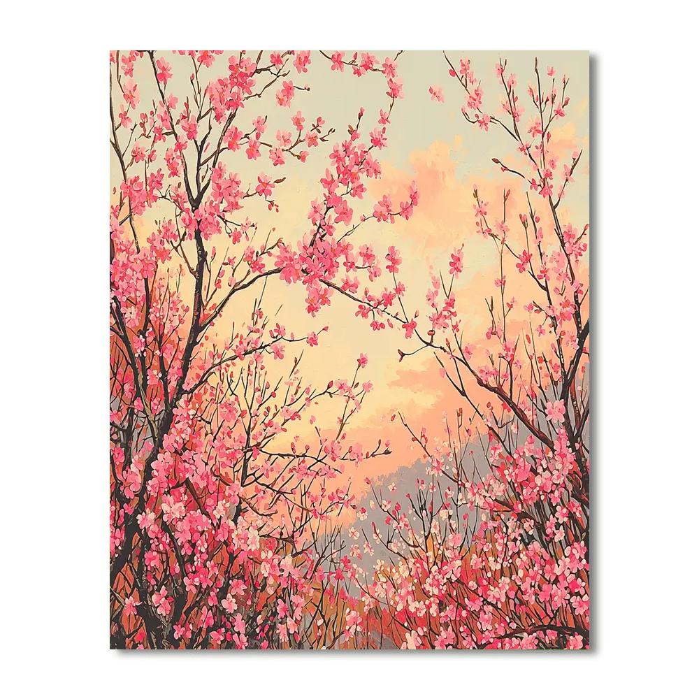 Vincent Van Gogh Inspired Blossoming Hopes  Numbered Painting Kits