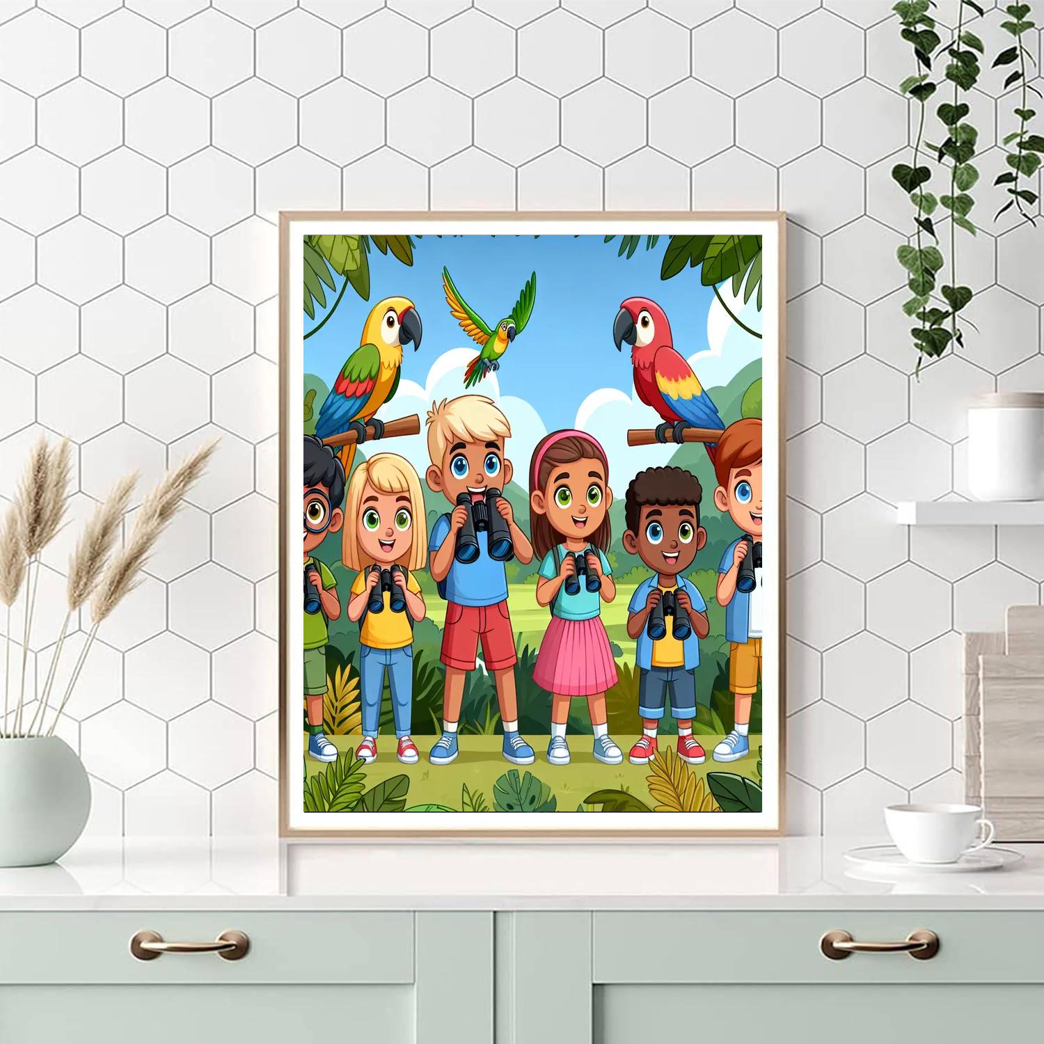 Epic Jungle Discovery Number Painting