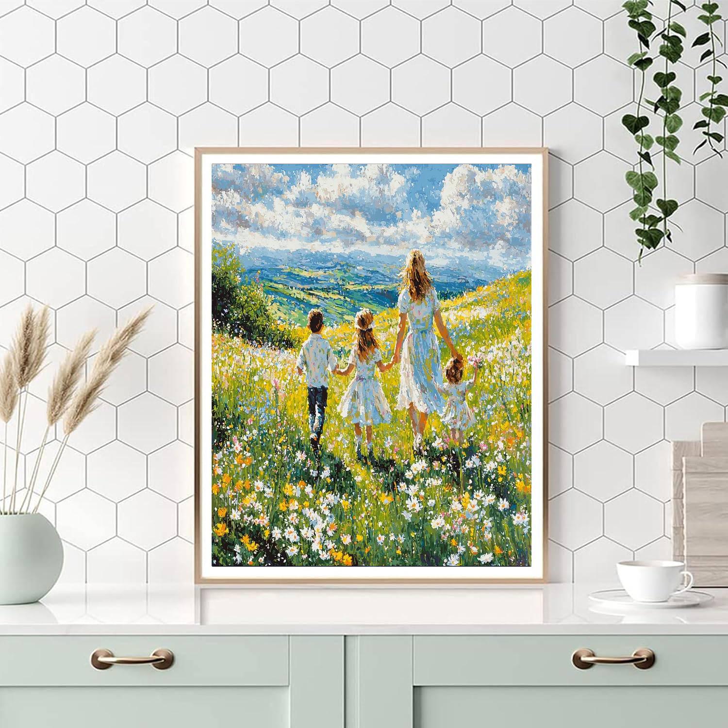 Mom's Sweet Garden Numbered Painting Kits