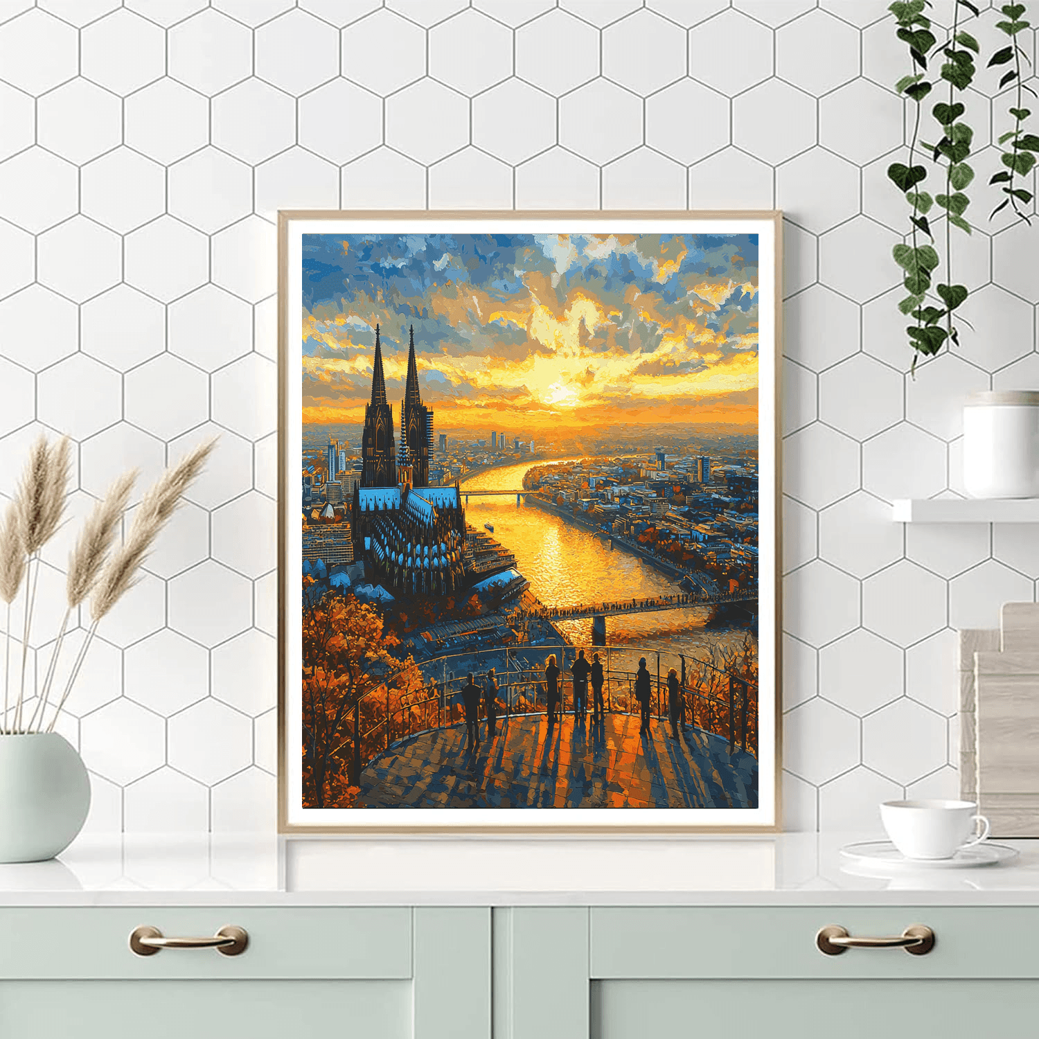 Köln Triangle Paint By Numbers Kits