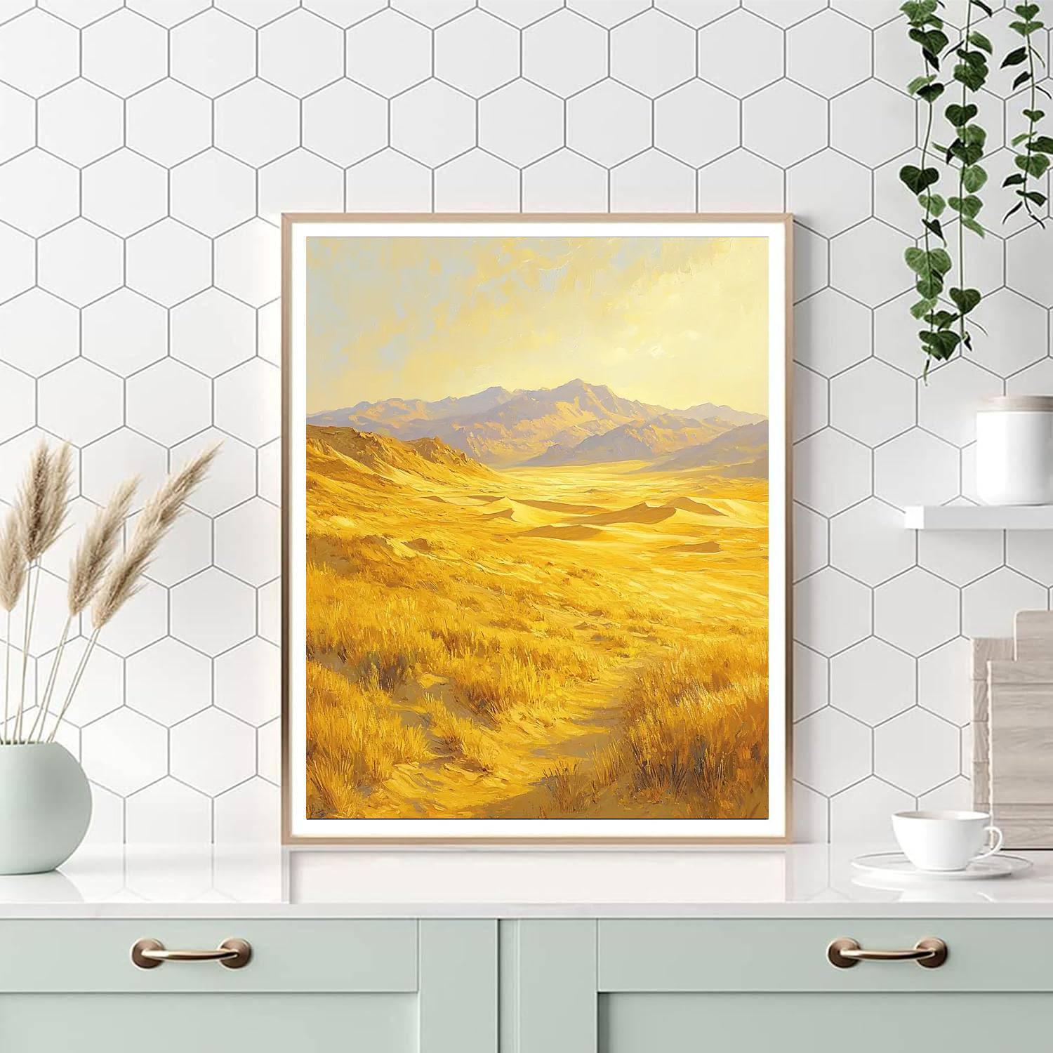 John Singer Sargent Inspired Radiant Desert Harmony  Paint By Color