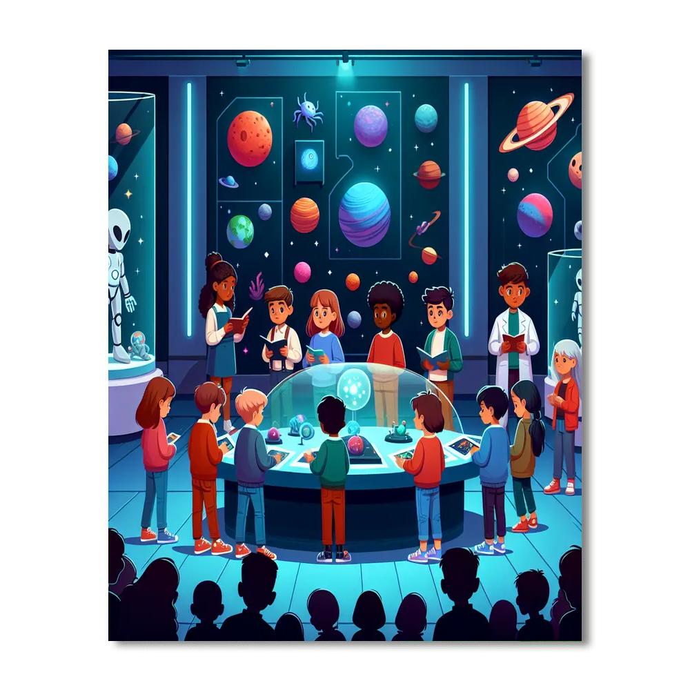 Galactic Museum Expedition Paint By Number