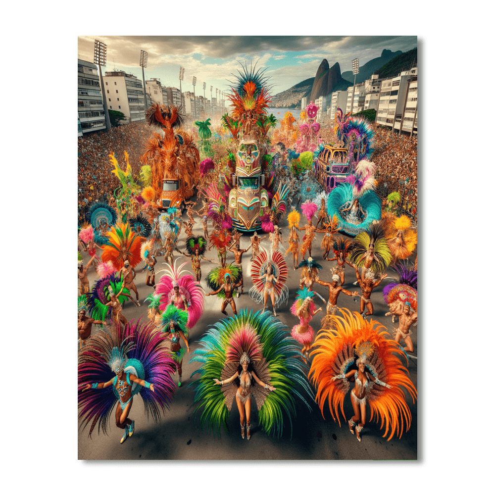 Rio Carnival Painting Number Kit