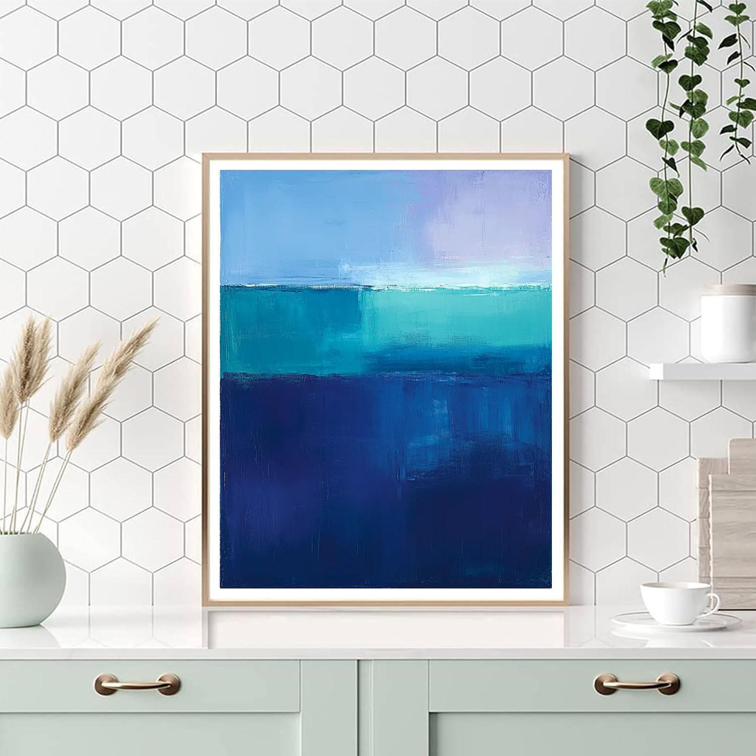 Mark Rothko Inspired Infinite Depths  Number Painting