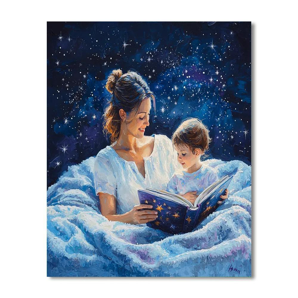 Starlit Storytime Number Painting