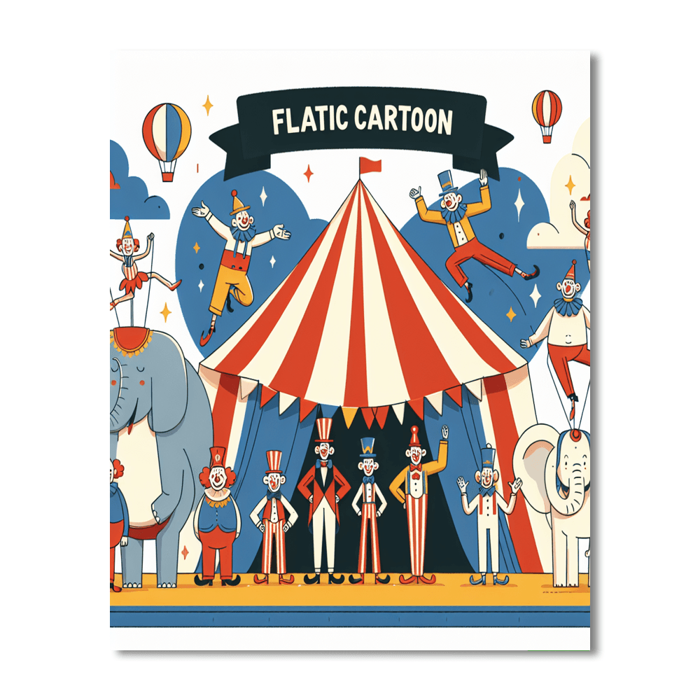 Charming Circus Extravaganza Paint By Color