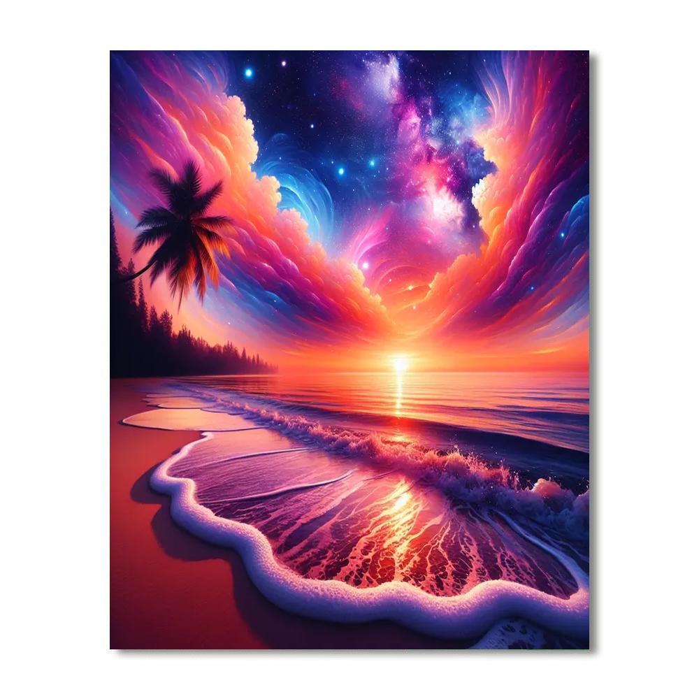 Dreamy Ocean Paradise DIY Paint By Numbers