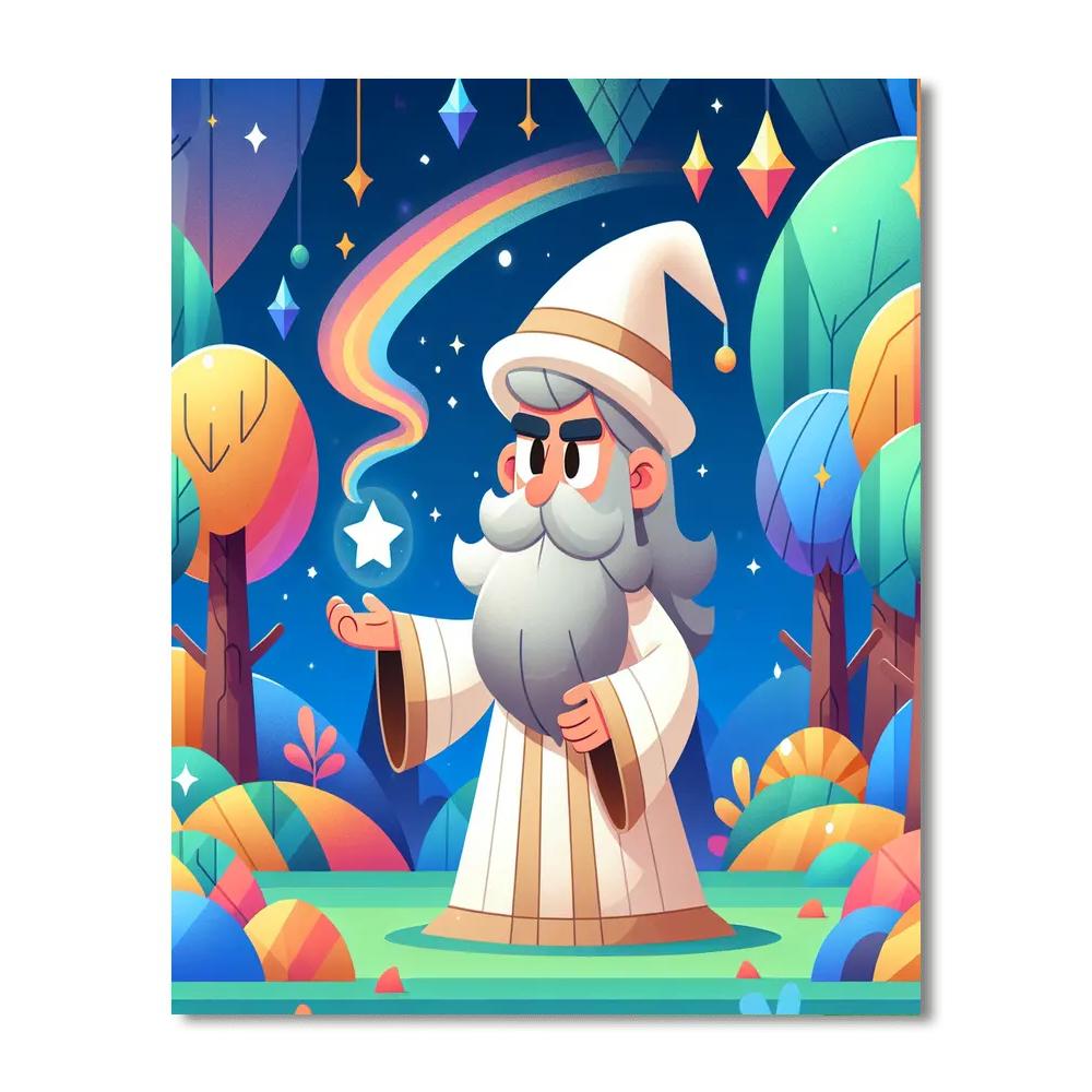 Mystical Wizard's Realm Paint By Numbers Kits