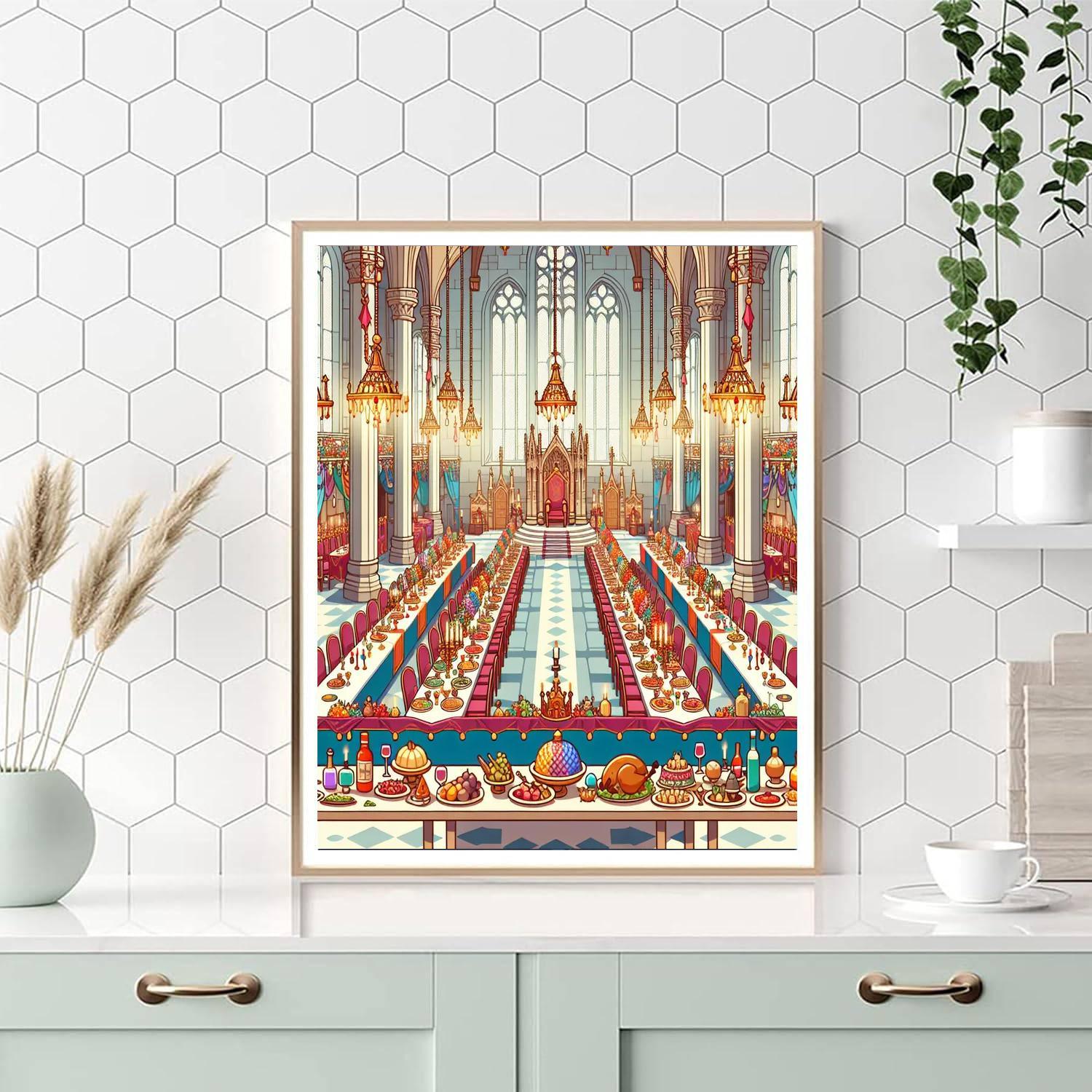 Royal Castle Banquet Paint By Number