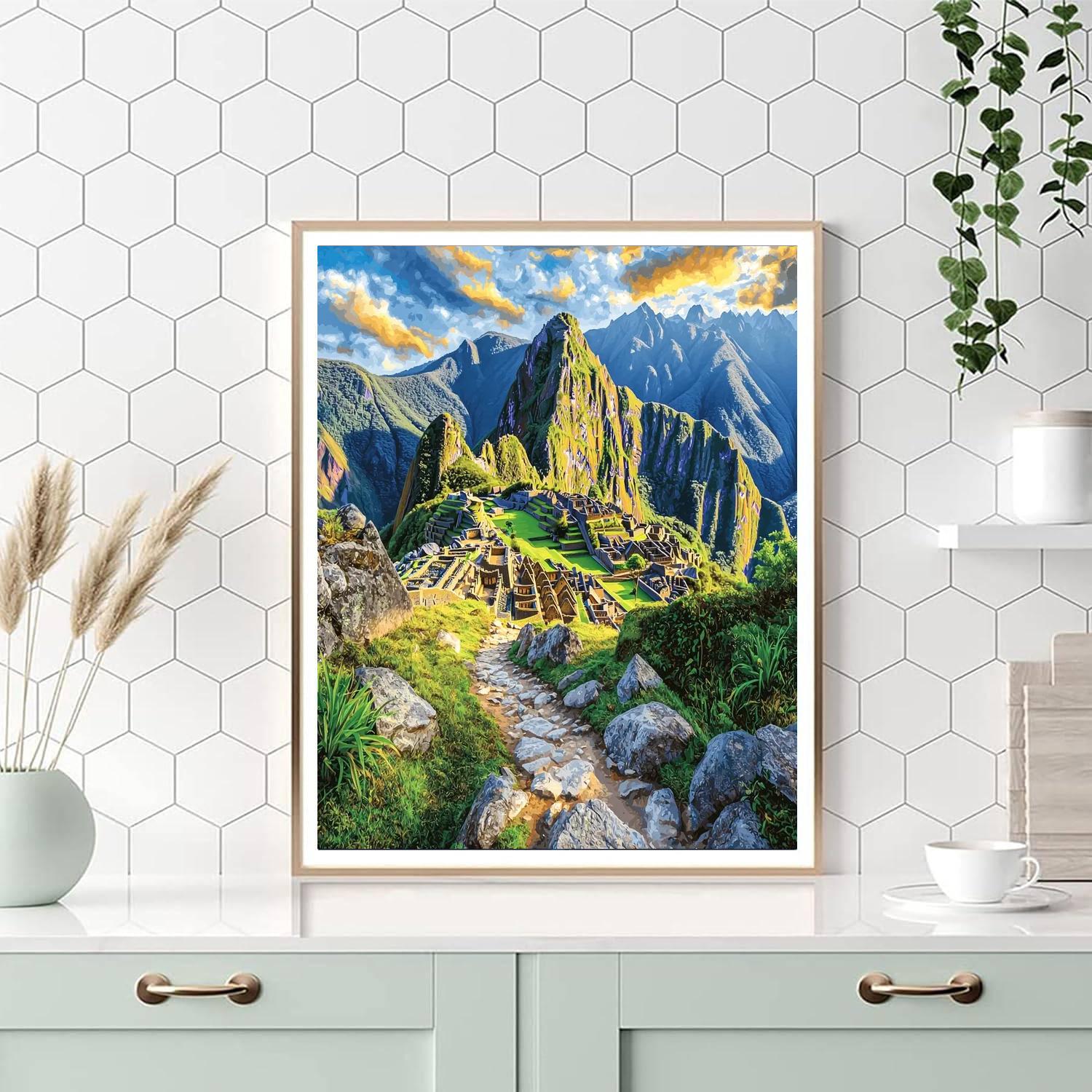 Hiking The Inca Trail To Machu Picchu Paint By Color