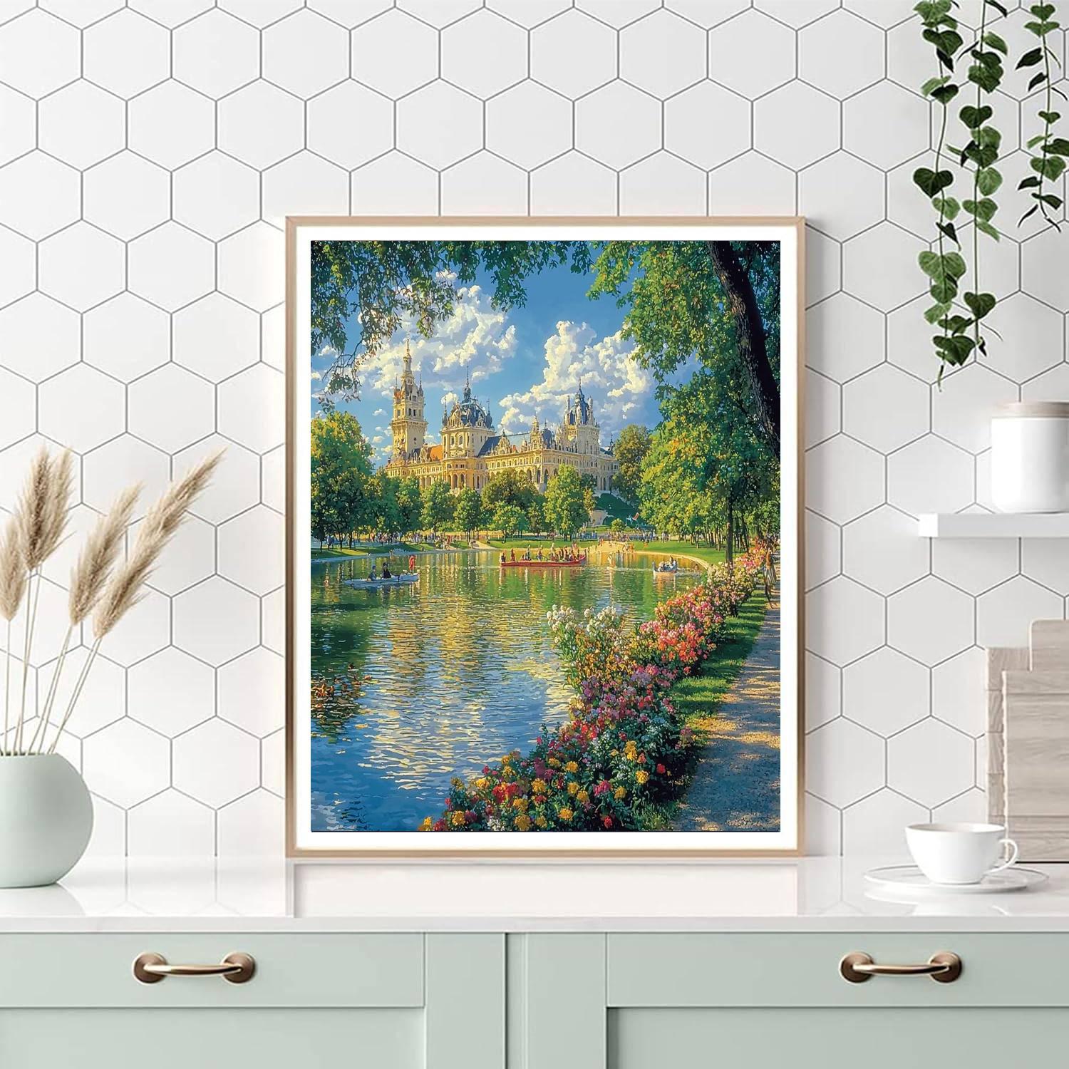 City Park - Budapest Numbered Painting Kits