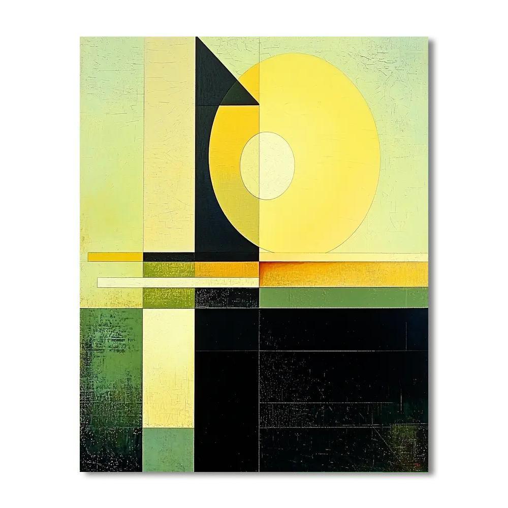 Kazimir Malevich Inspired Ethereal Equilibrium  Numbered Painting Kits