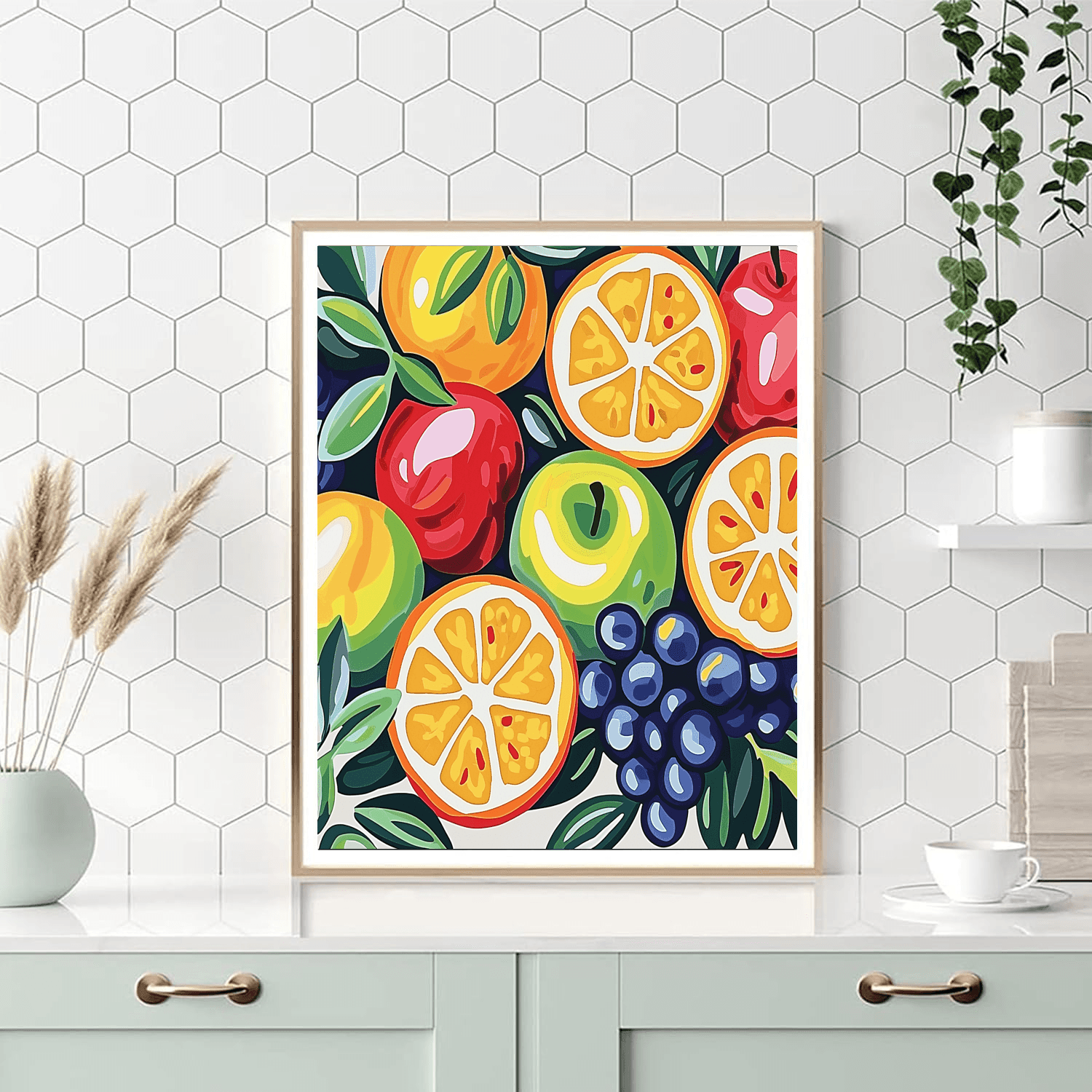 Henri Matisse Inspired Sublime Fruit Medley  DIY Paint By Numbers