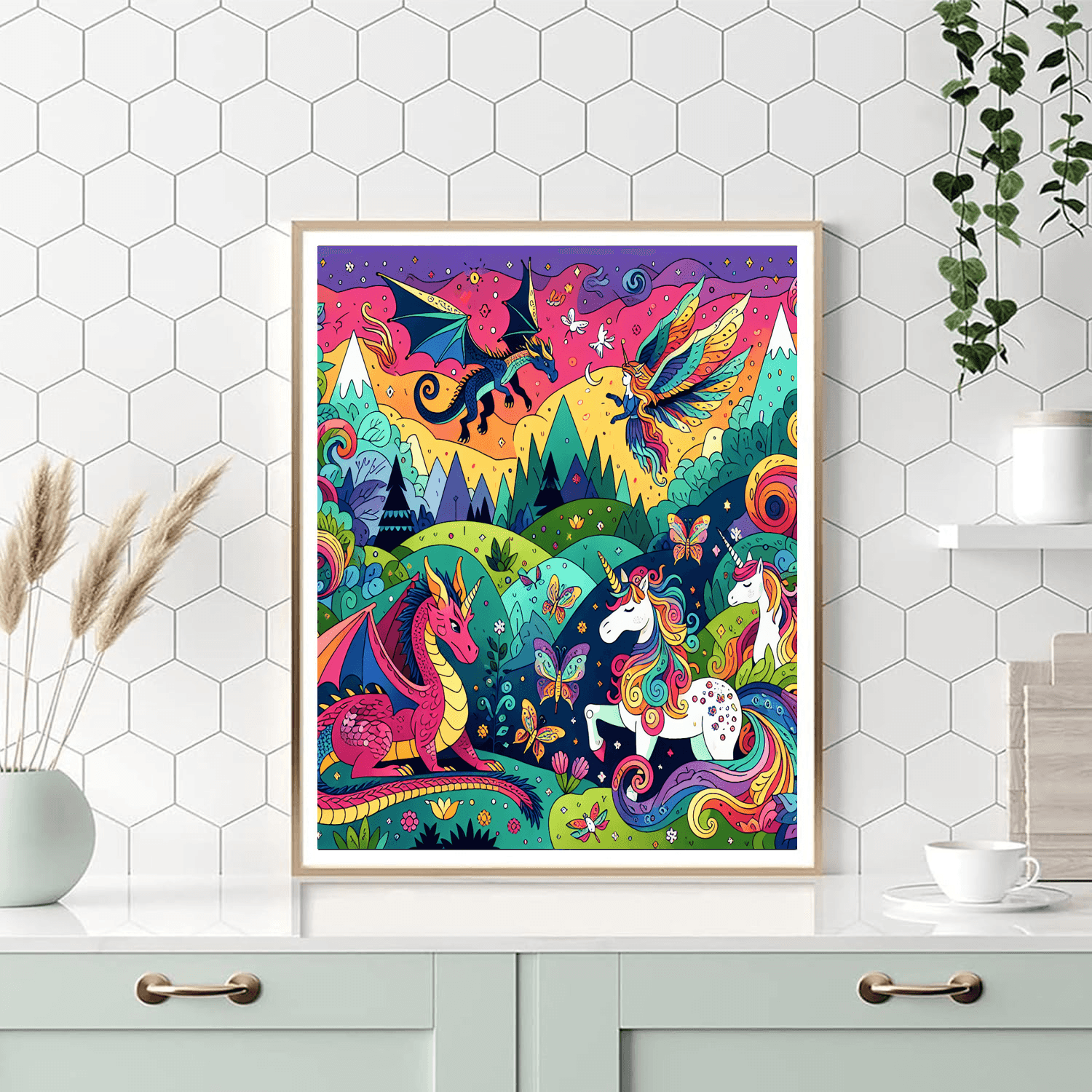 Fantasy Creature Wonderland Paint By Color