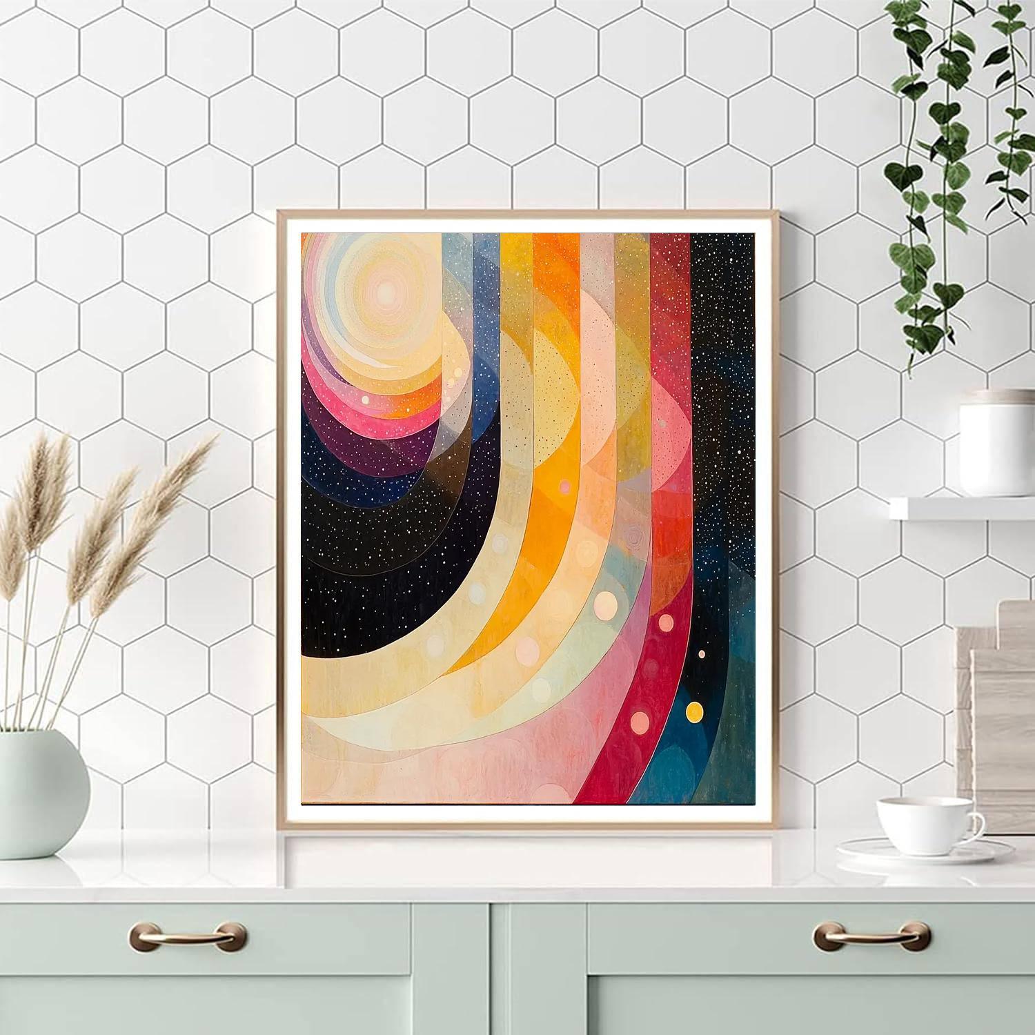 Hilma Af Klint Inspired Astral Journey  Painting By Numbers Kit