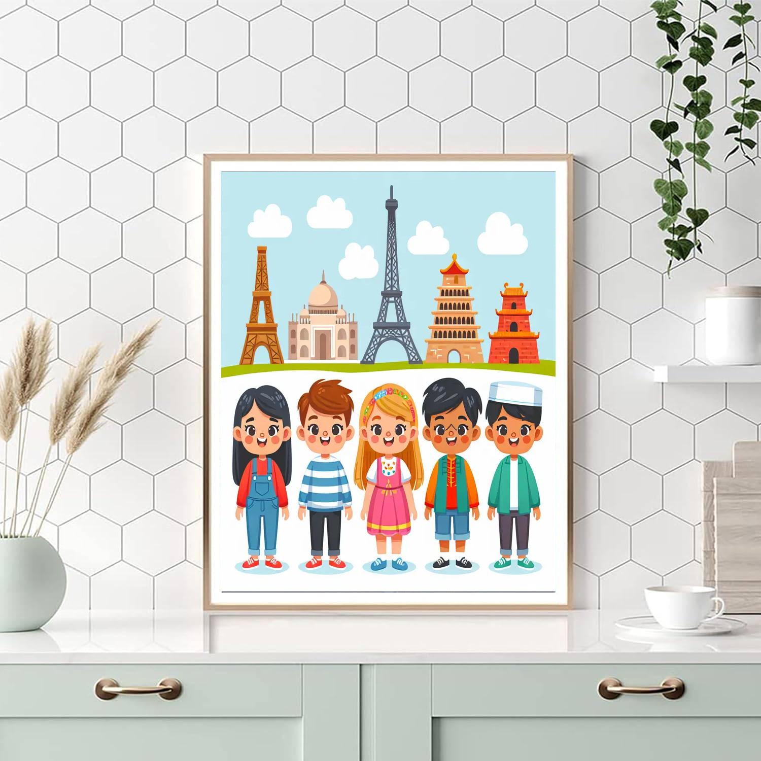 Around The World In Art Paint By Number