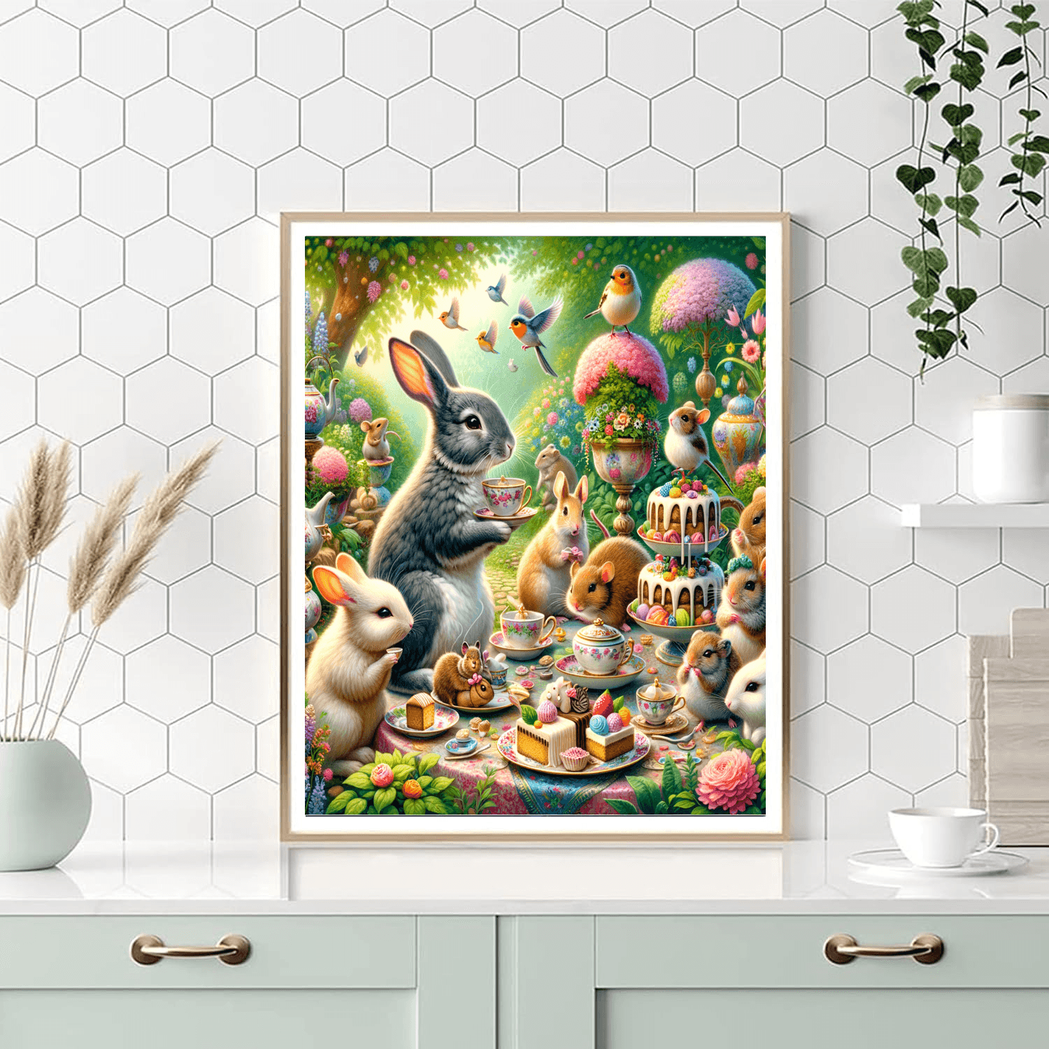 Whimsical Enchanted Tea Party - DIY Painting By Numbers Kit