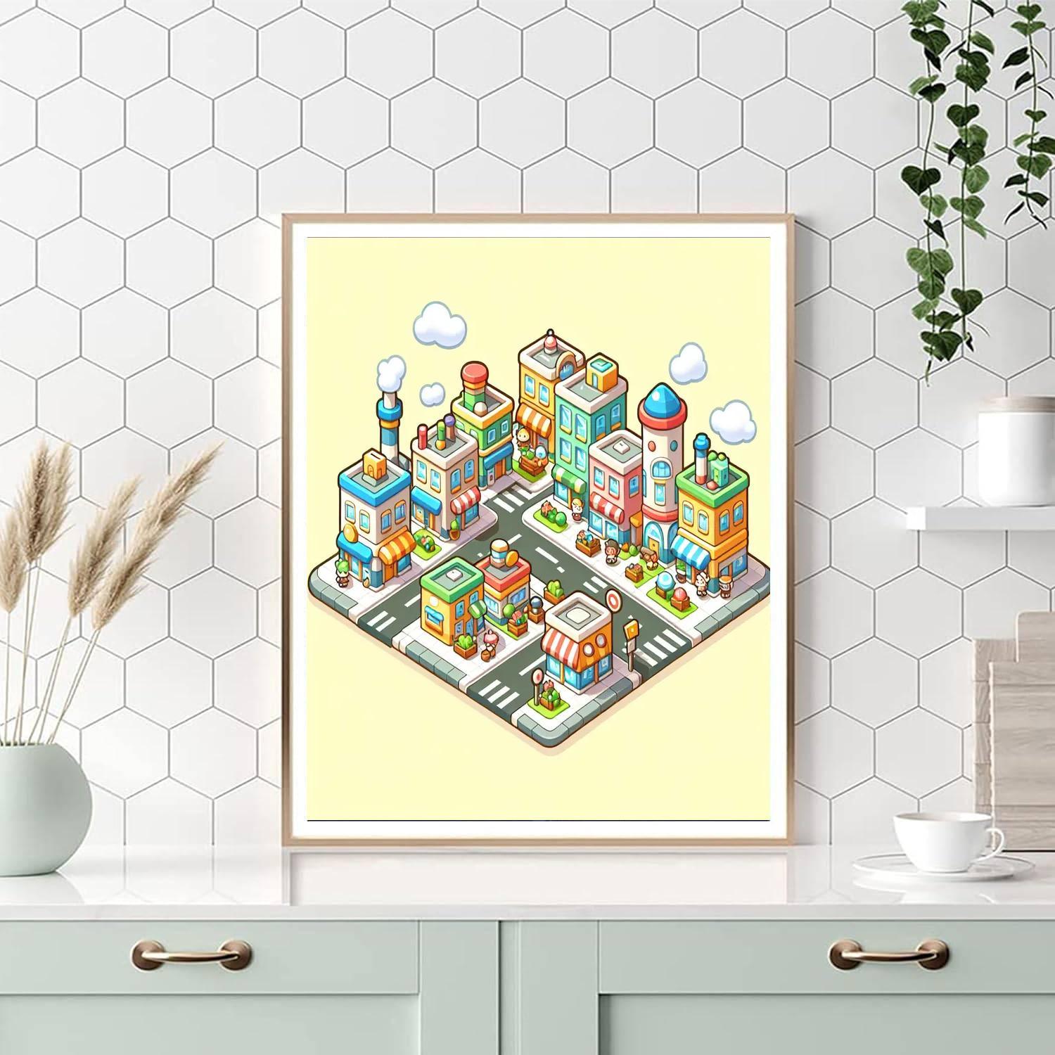 Tiny Town Adventures DIY Paint By Numbers