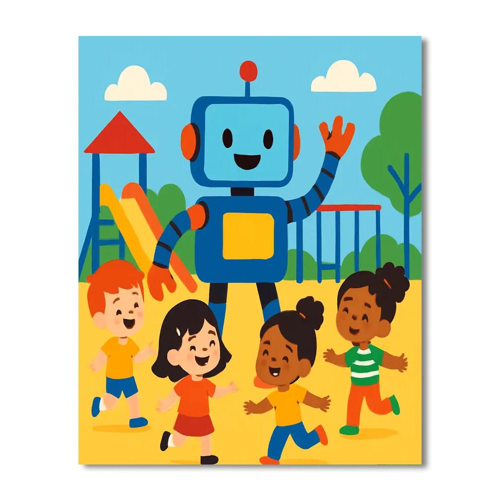 Robot Builders Lab Paint By Numbers Kits