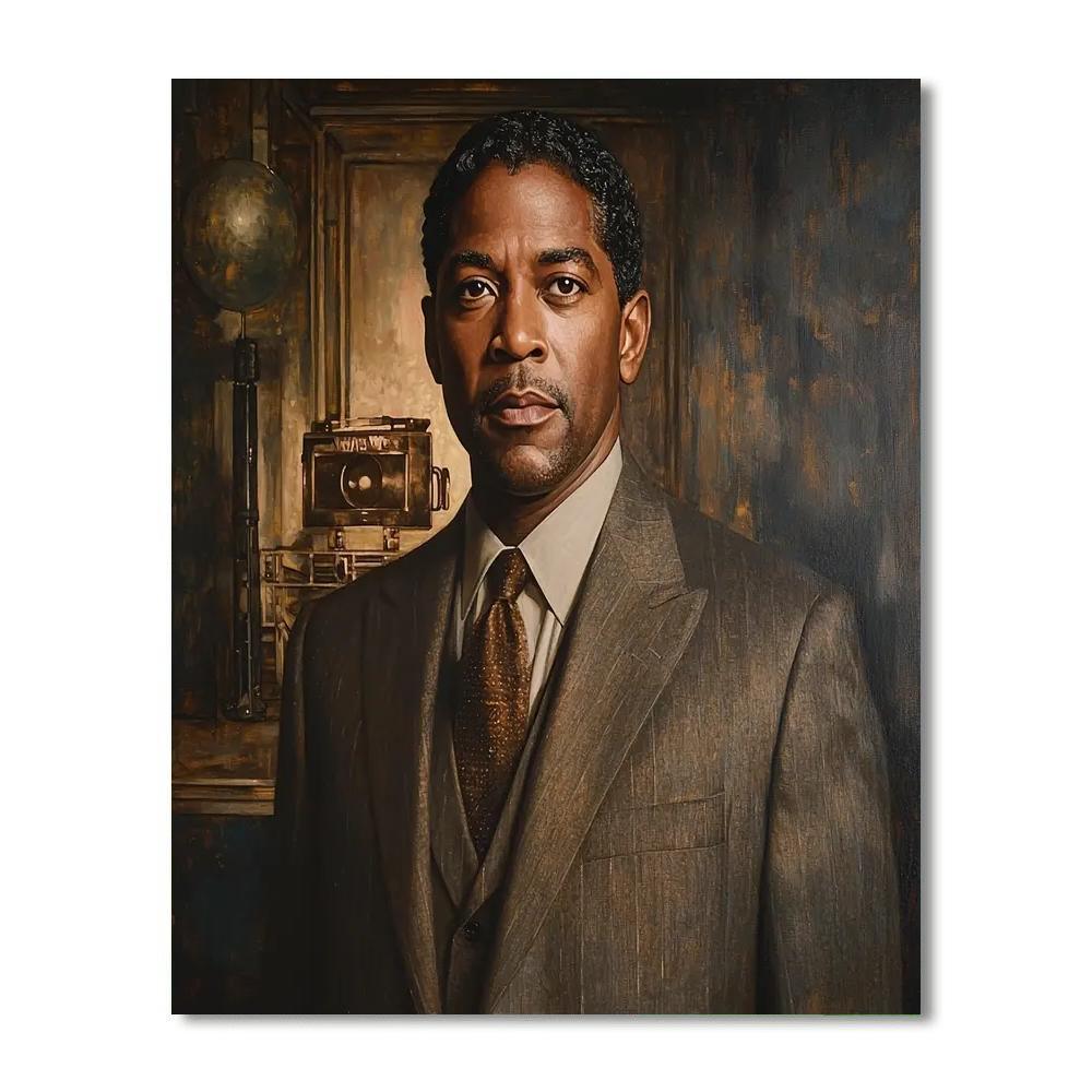 Denzel Washington: The Commanding Presence Of A Leading Man Numbered Painting Kits