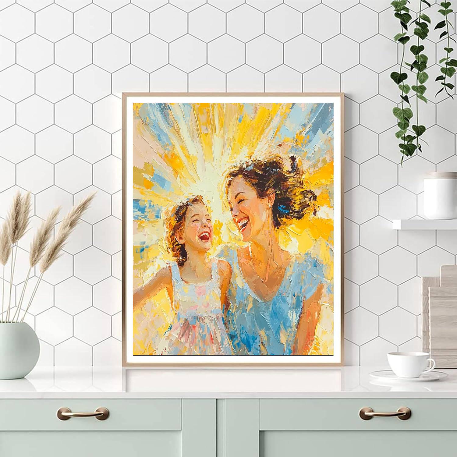 Kisses In The Sunlight Number Painting