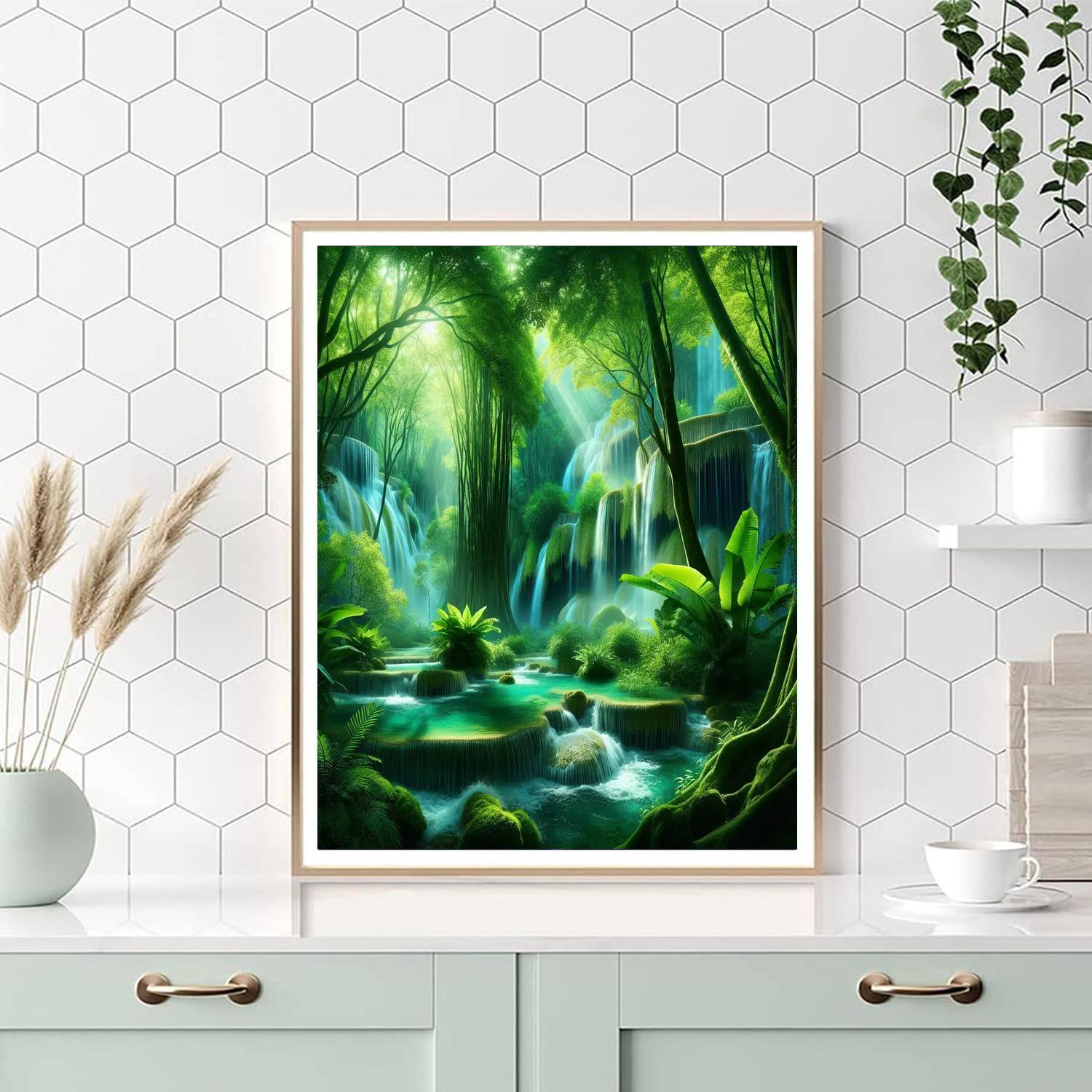 Gentle Jungle Retreat Numbered Painting Kits