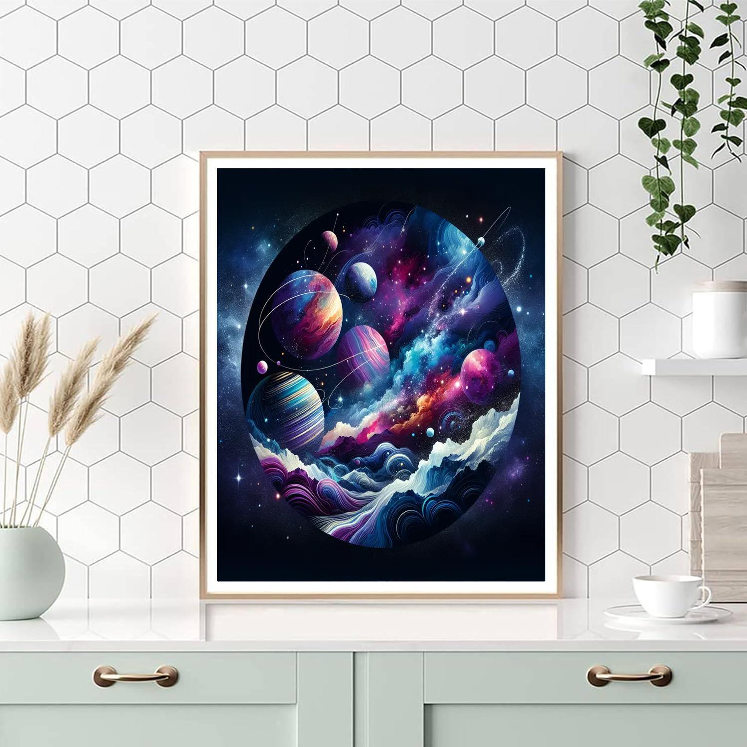 Starlit Cosmic Journey Paint By Numbers