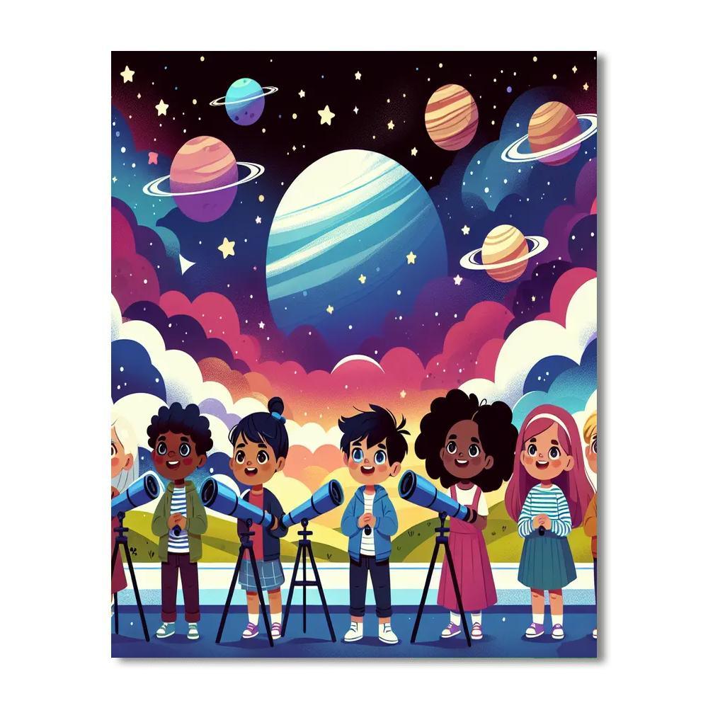Cosmic Wonders Adventure Paint By Numbers Kits