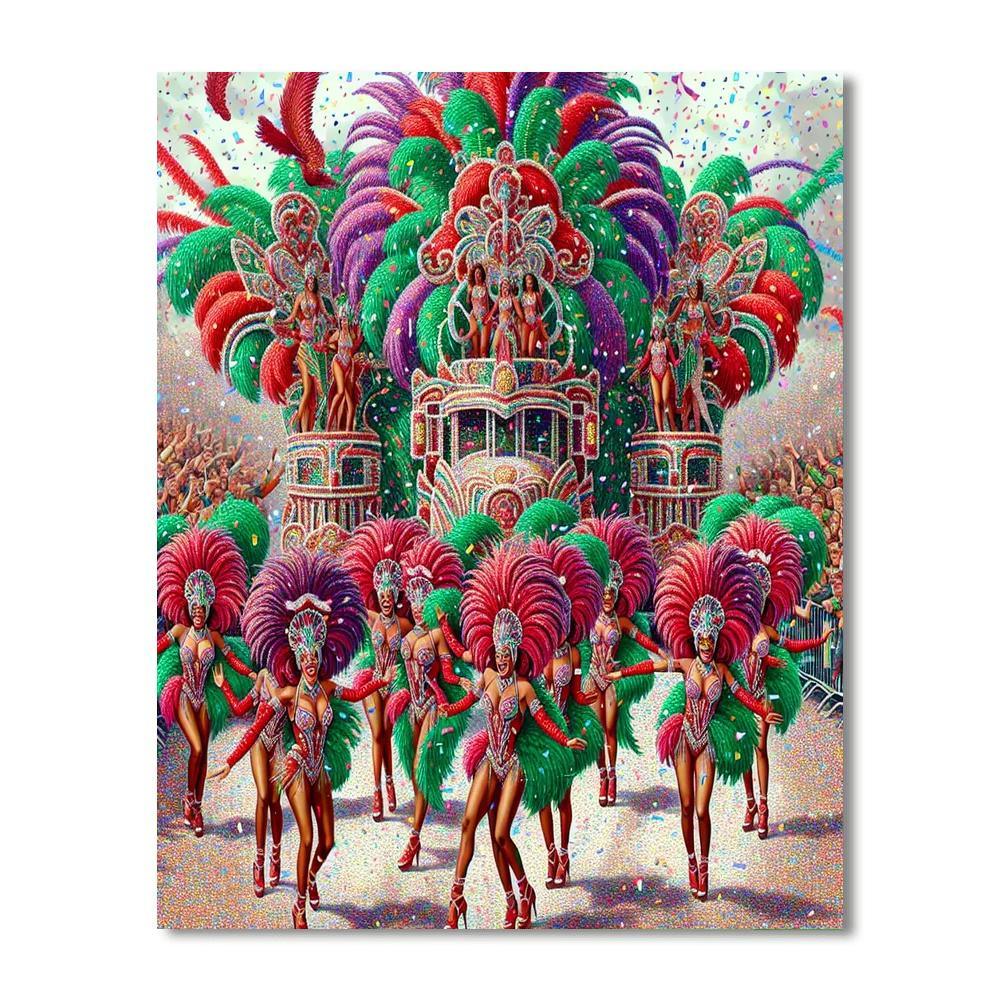 Carnival Of Santa Cruz De Tenerife DIY Paint By Numbers