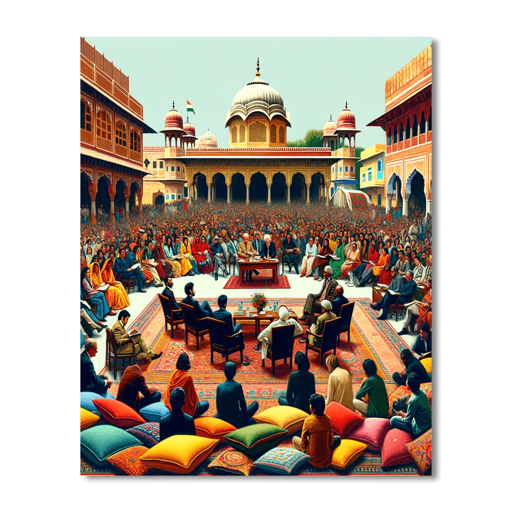 The Jaipur Literature Festival Paint By Color