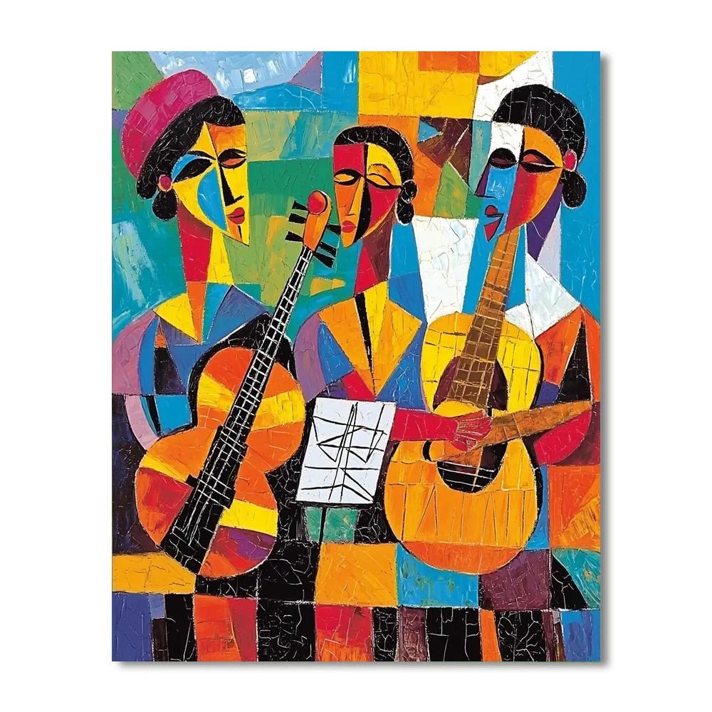 Pablo Picasso Inspired Cultural Melodies  Paint By Numbers Kits